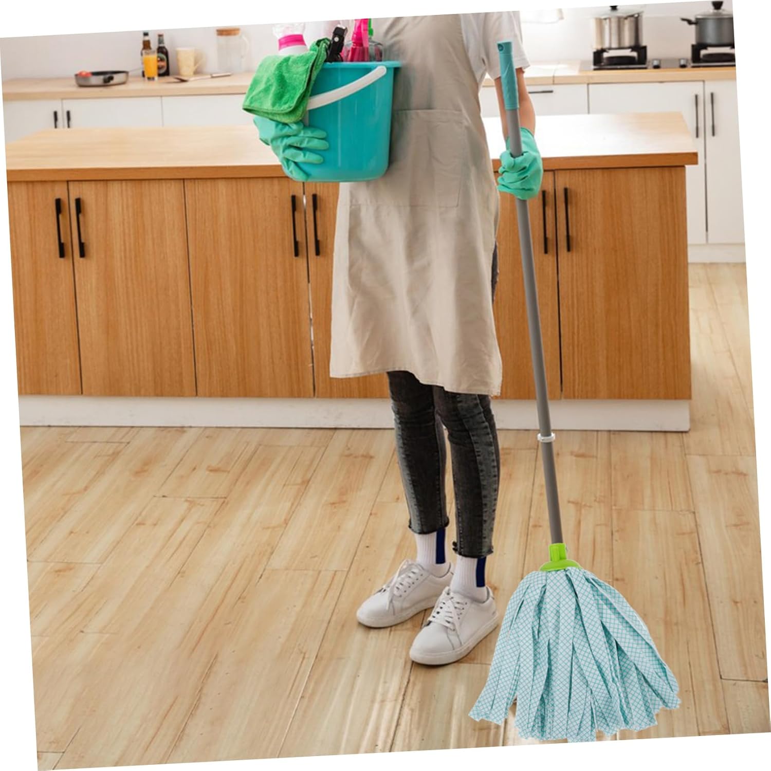 3pcs Microfiber Mop Head Replacements for Home Cleaning 1