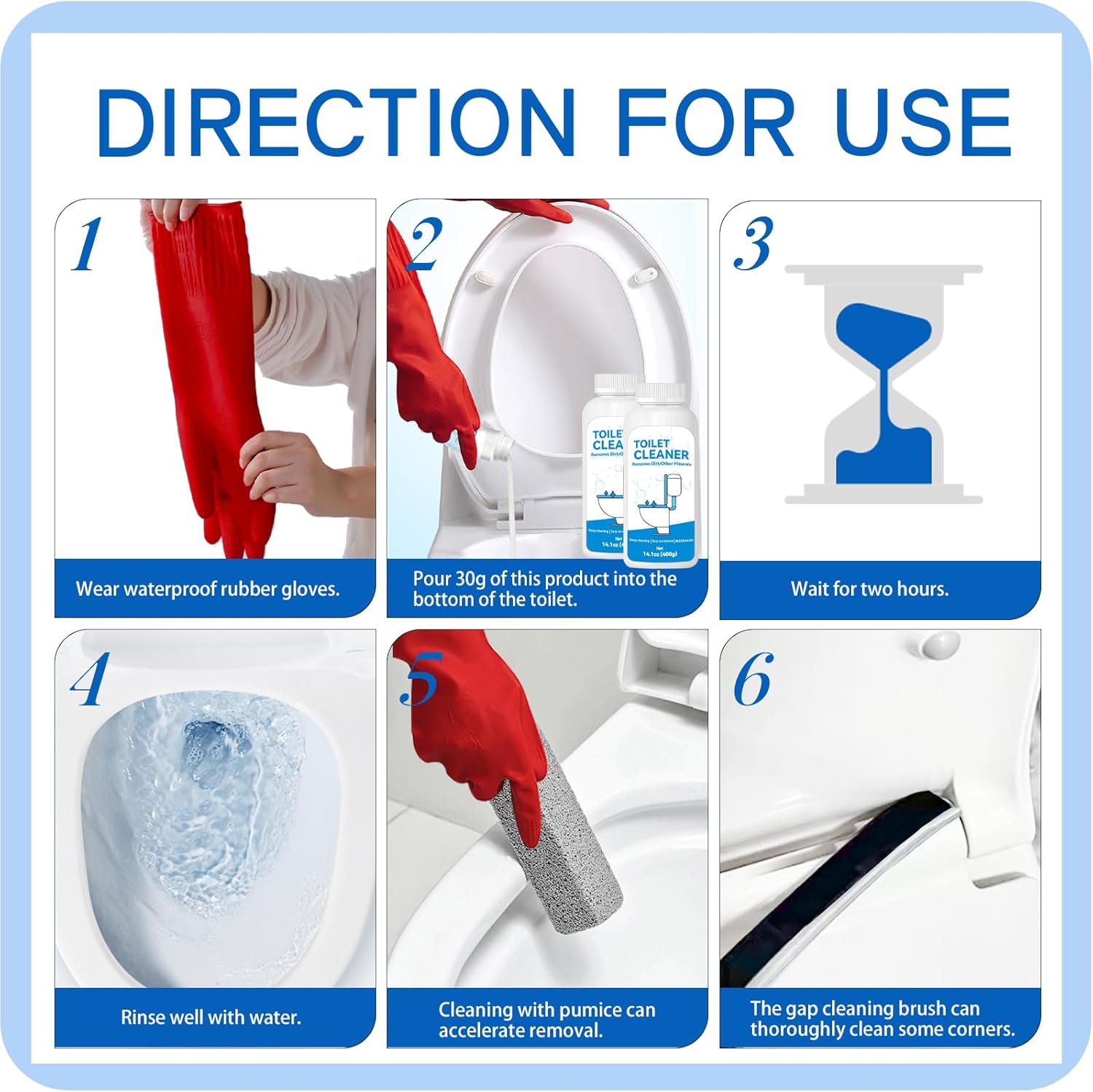 14Pcs Pumice Stone Toilet Cleaning Brush Set