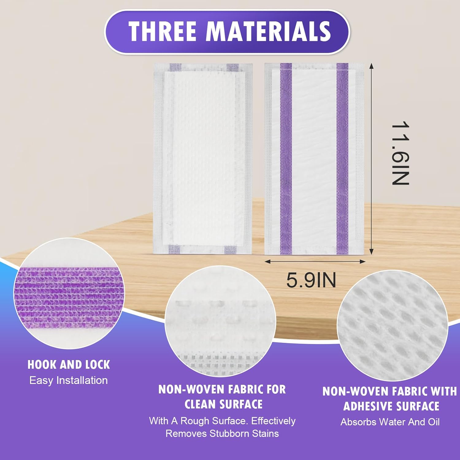 KTNAid 10 Pack Swiffer WetJet Mop Pads - Multi-Surface Compatible