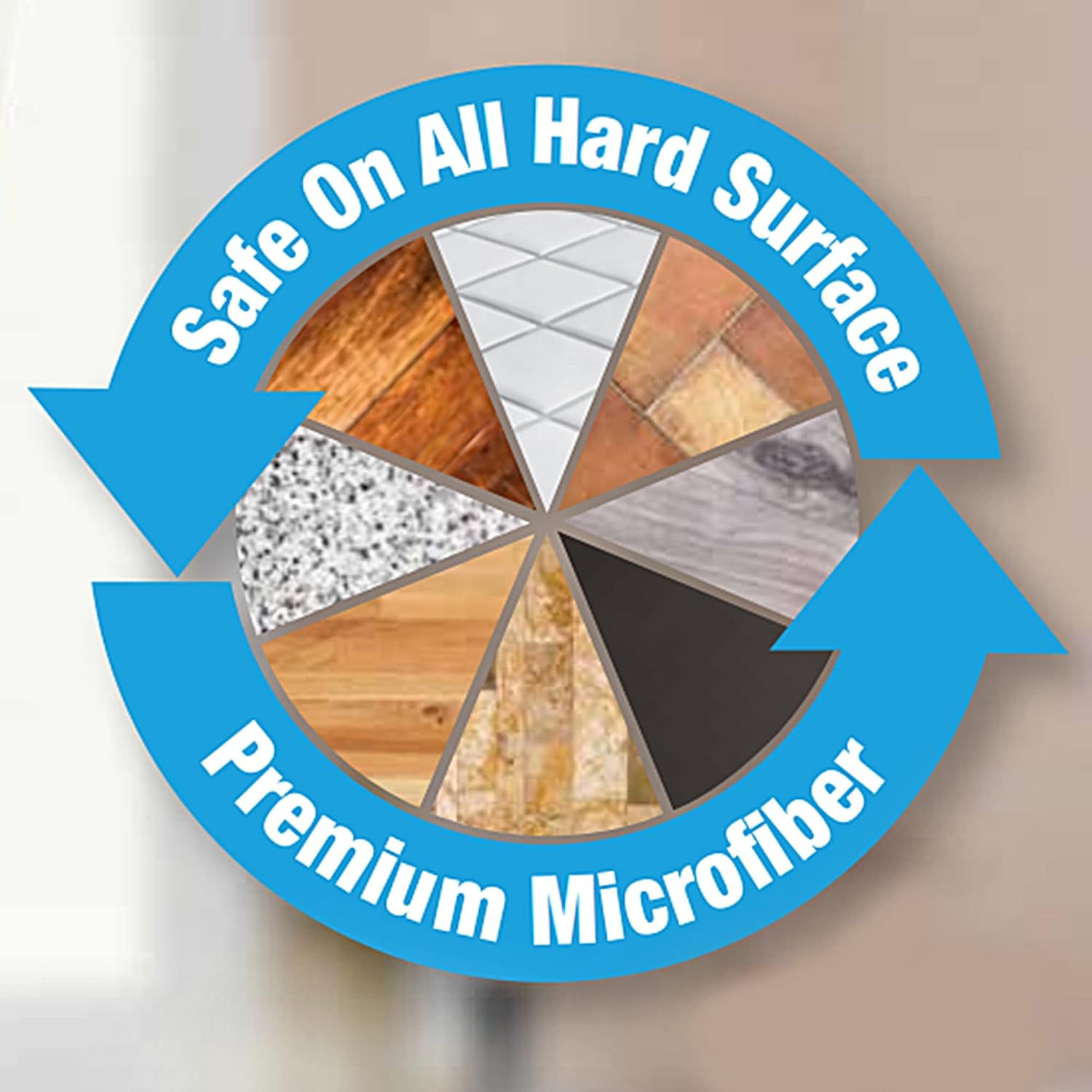 CleanAide Disposable Microfiber Mop Pads 50-Pack