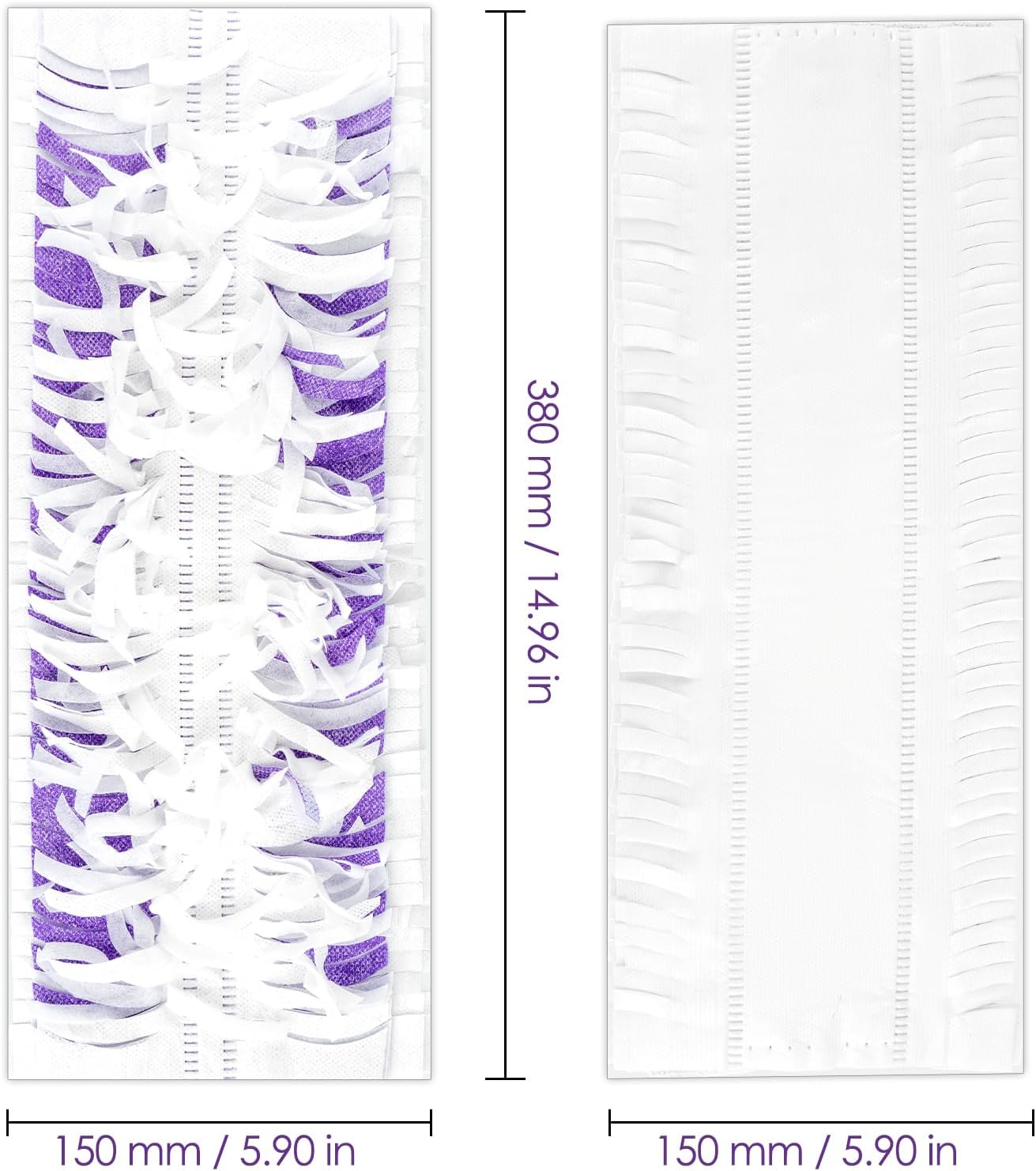 35 Pack BRUVISH PowerMop Pad Refills for All Surfaces