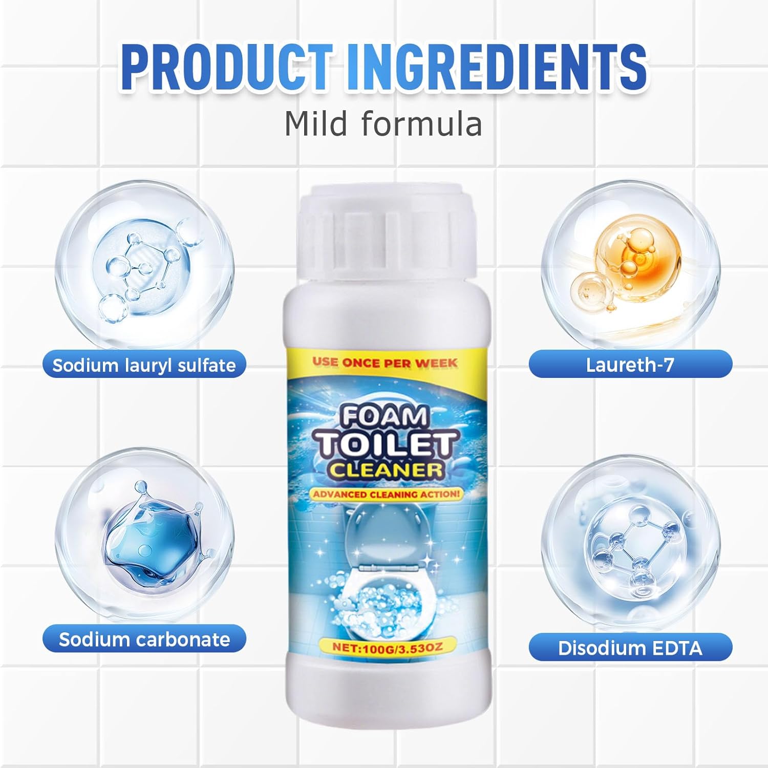 2025 Upgraded Foam Toilet Cleaner 2 PCS