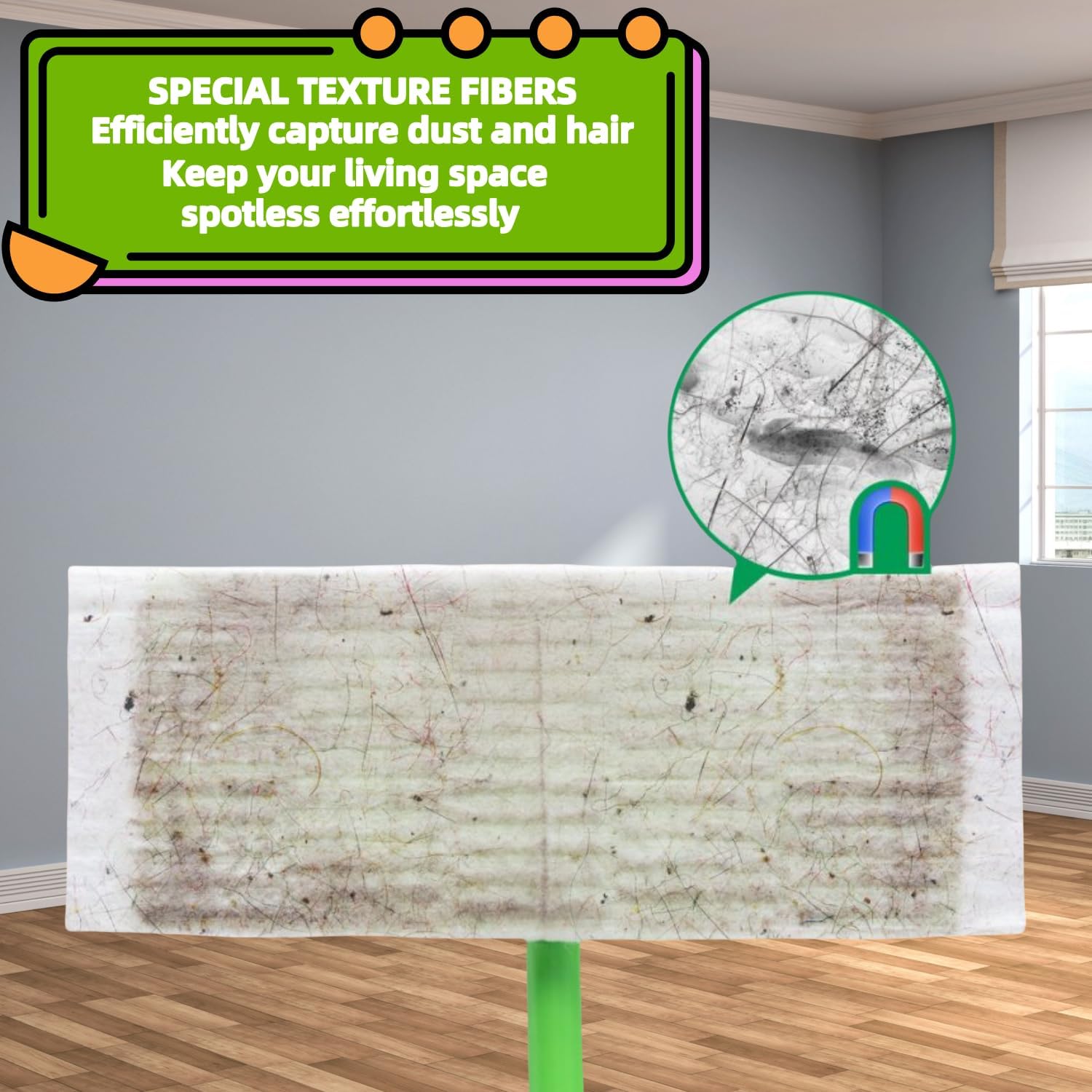 SUZZYVINE Dry Mop Refill Pads 787x1181 50 Count for Swiffer