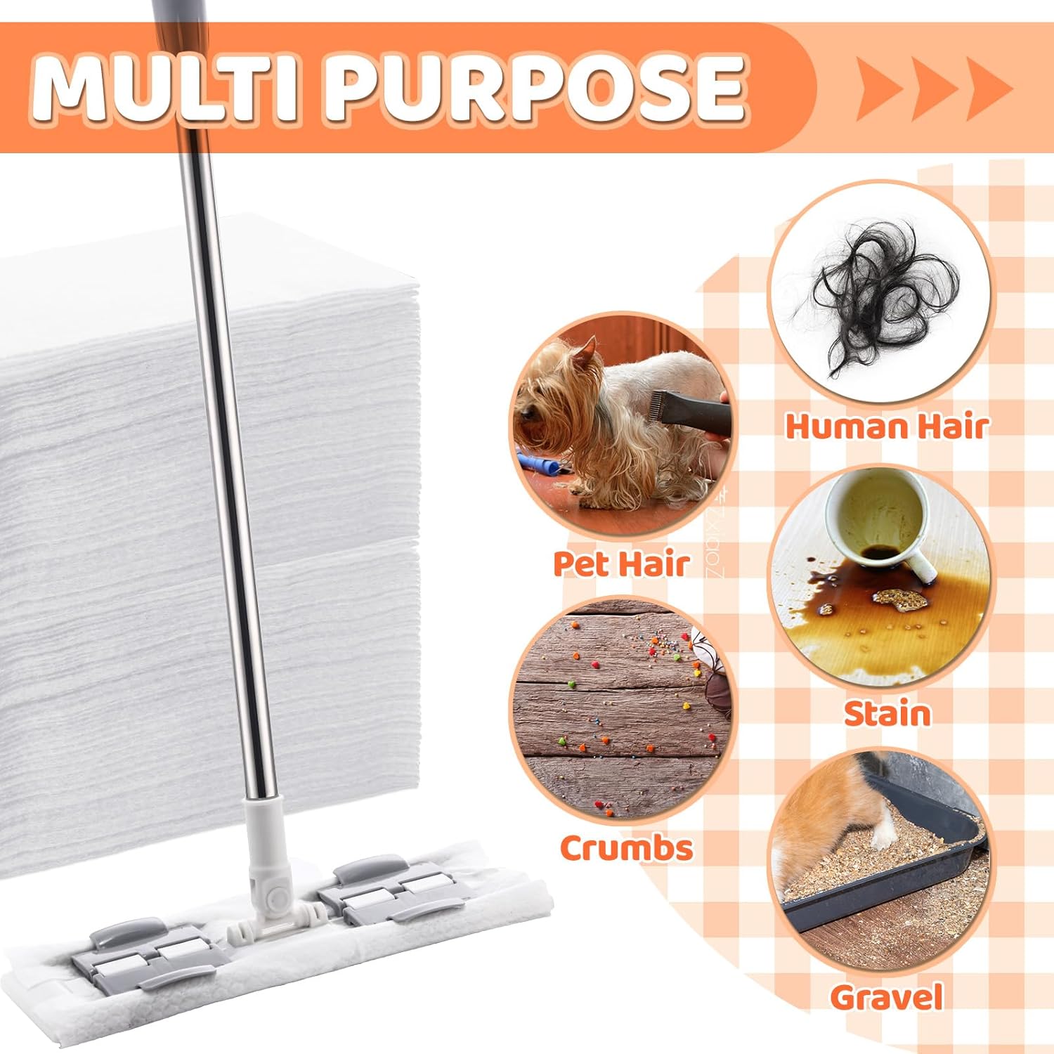 Maxcheck 100 Count XL Dry Mop Refills 17 x 98