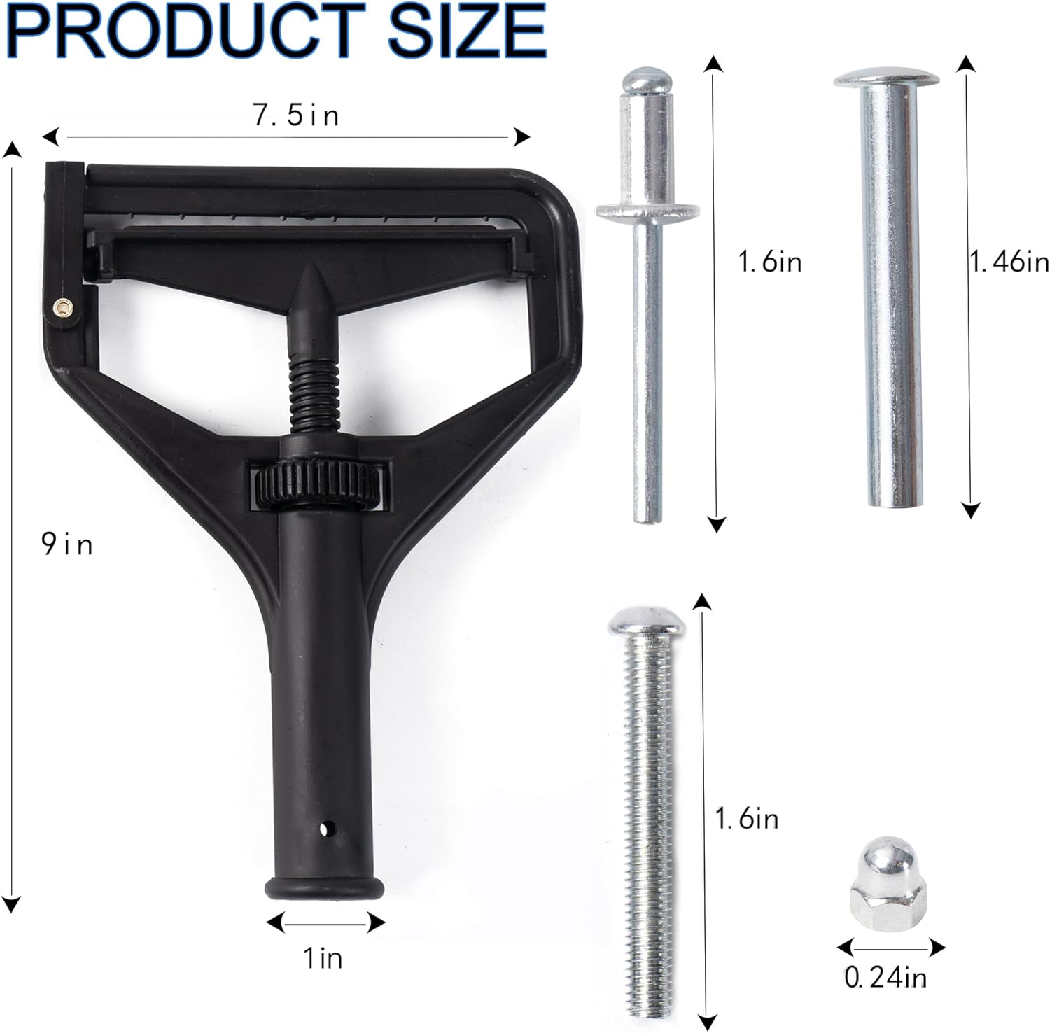 Matthew 2Pcs Mop Head Clamps for Quick Replacement