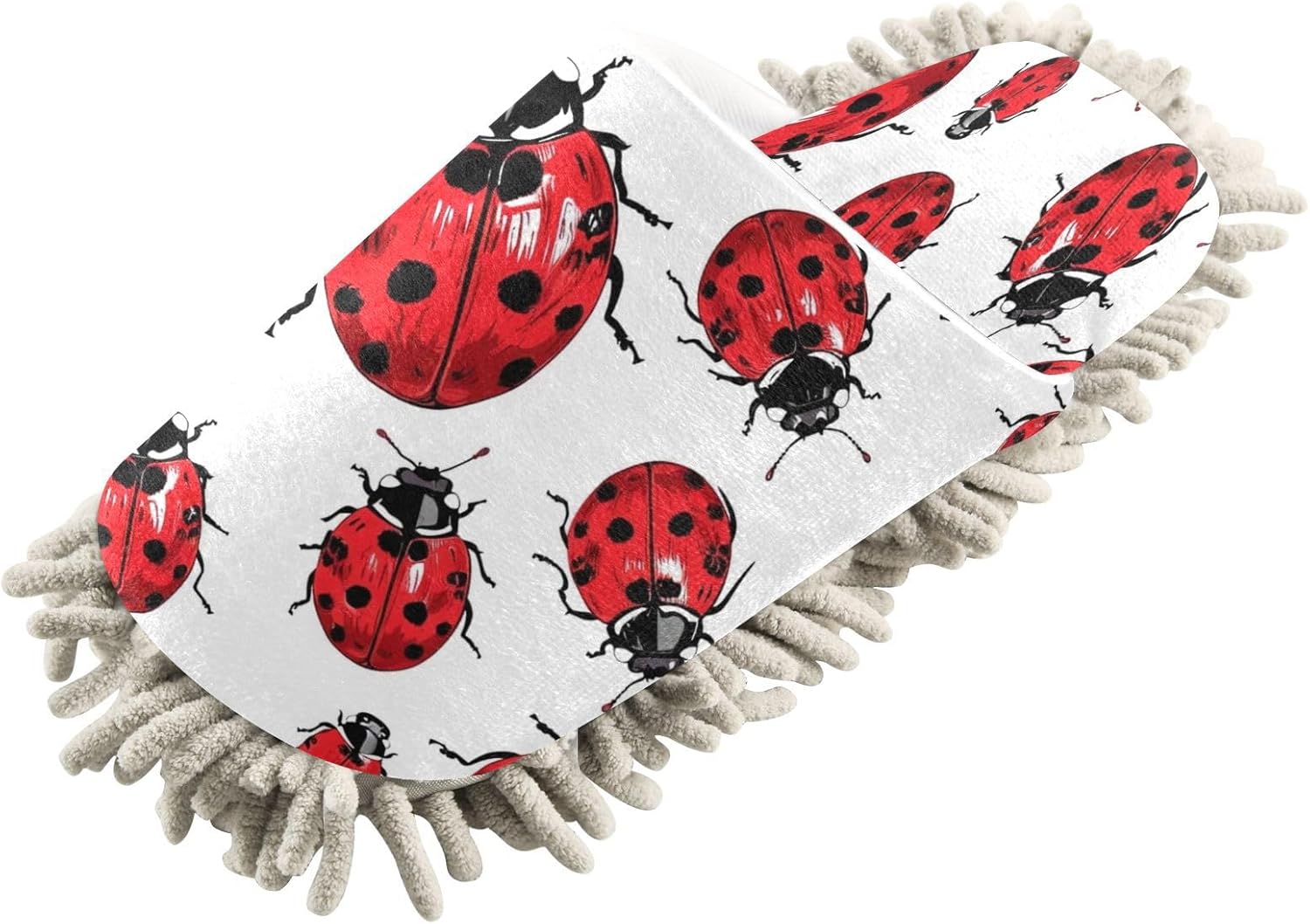 Zhirexin Seven Star Ladybug Cleaning Slippers