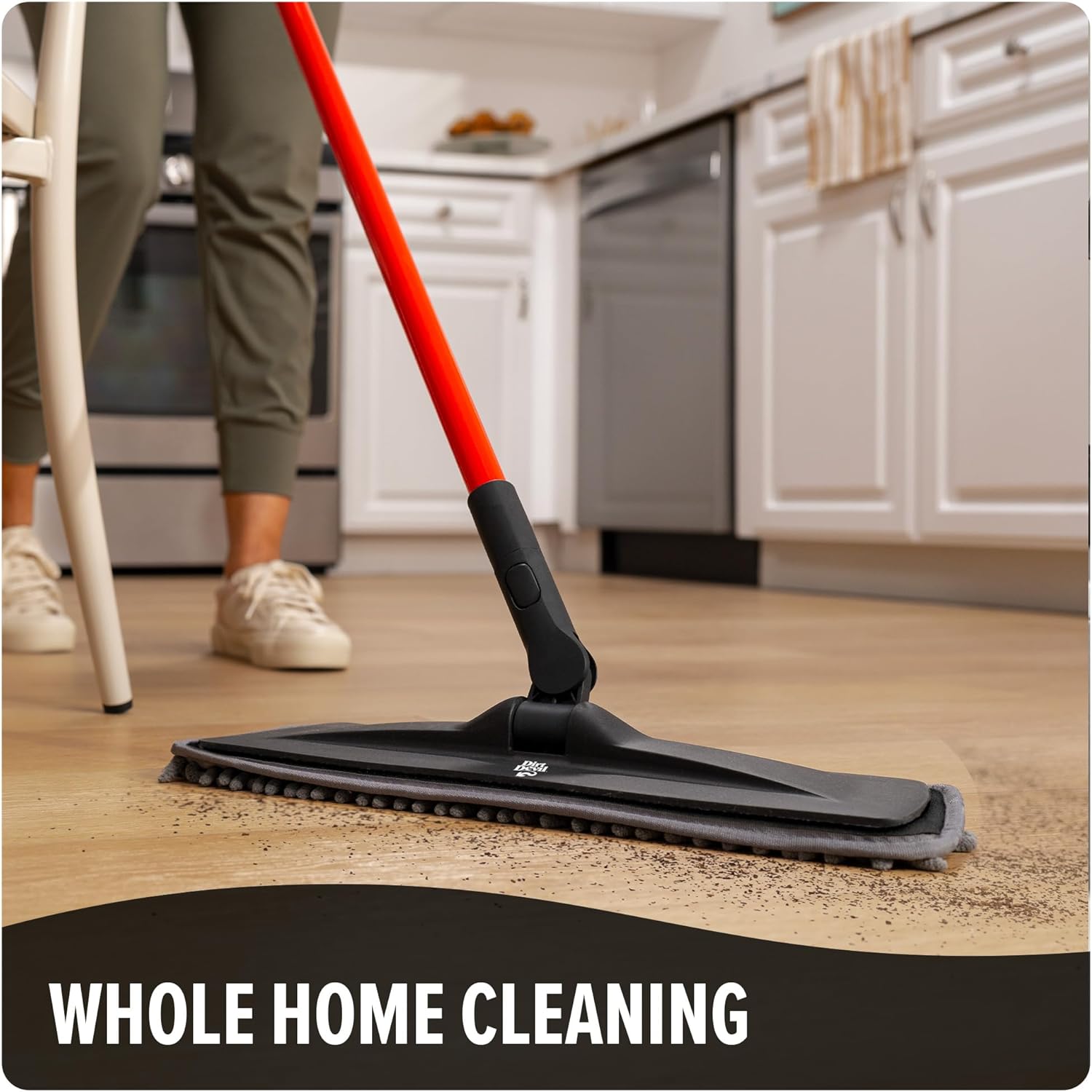 Dirt Devil Replacement Mop Pads Pack of 2 Grey