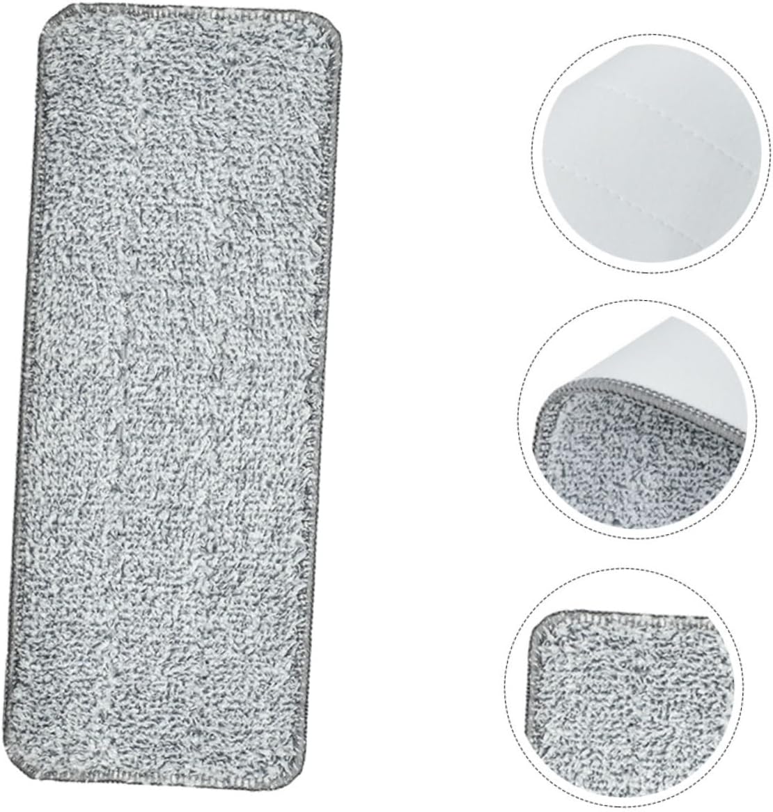Ipetboom 3pcs Microfiber Mop Pads Replacement for Hardwood Tile Marble
