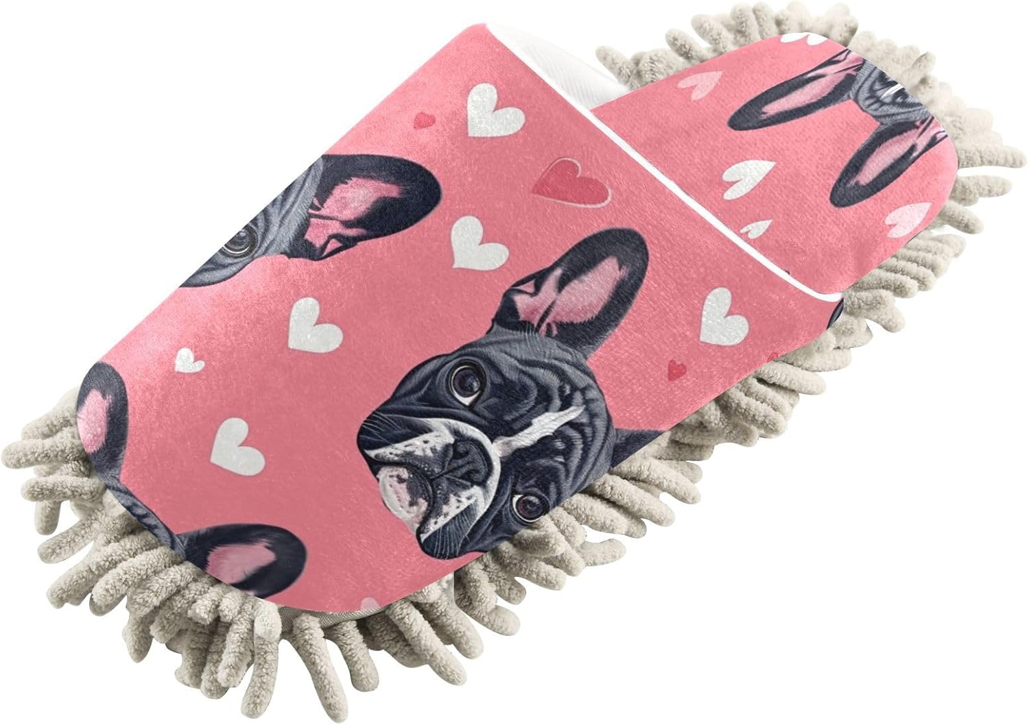 Zhirexin Mop Slippers with Microfiber Padding for Home Cleaning