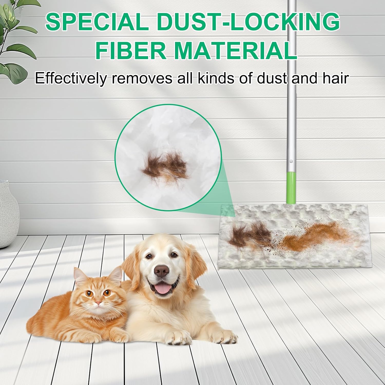 64 Count Swiffer Dry Sweeping Cloth Refills Pet Hair Dust Remover