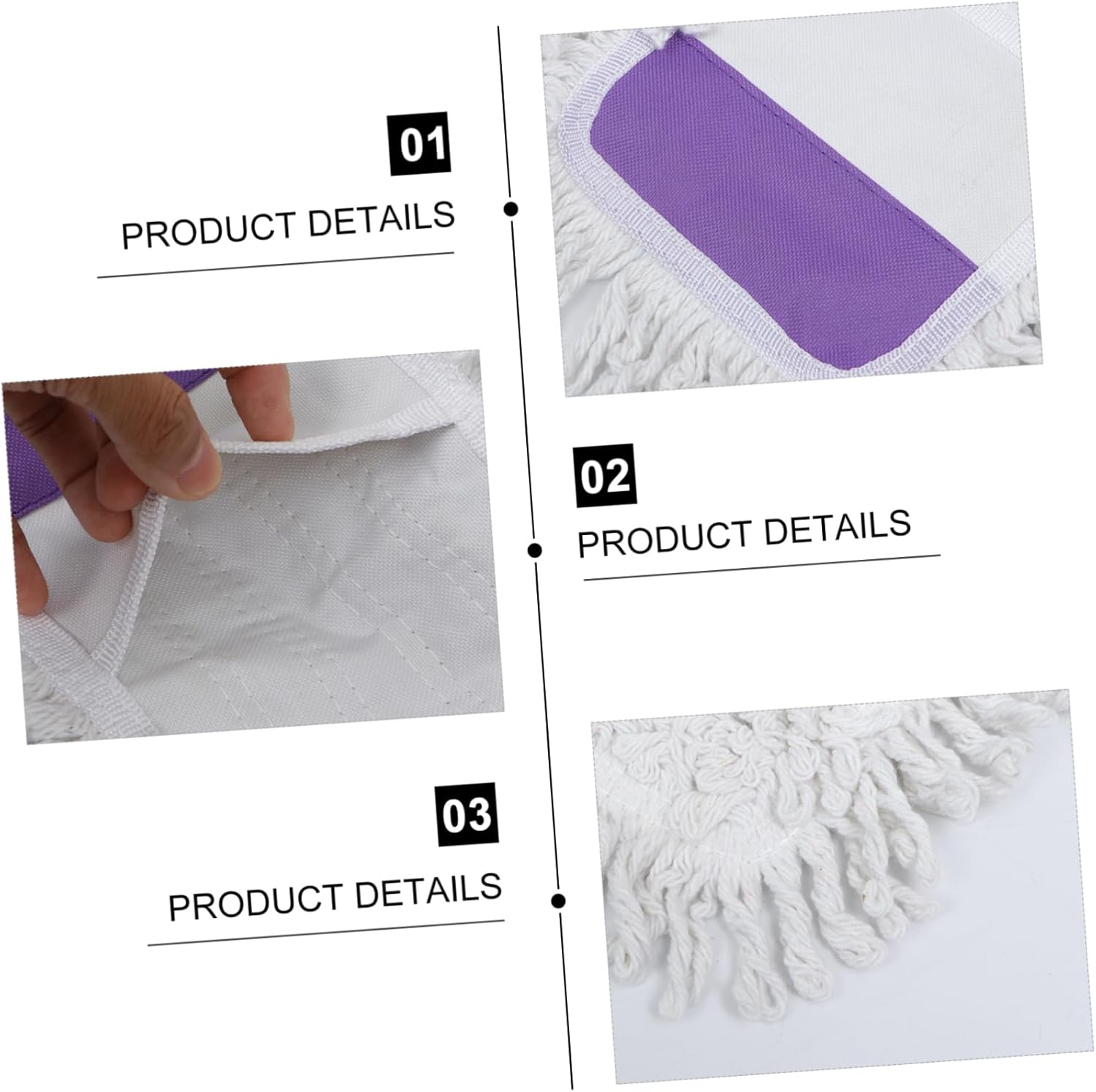 Microfiber Mop Replacement Pads for Hardwood and Tile Floors
