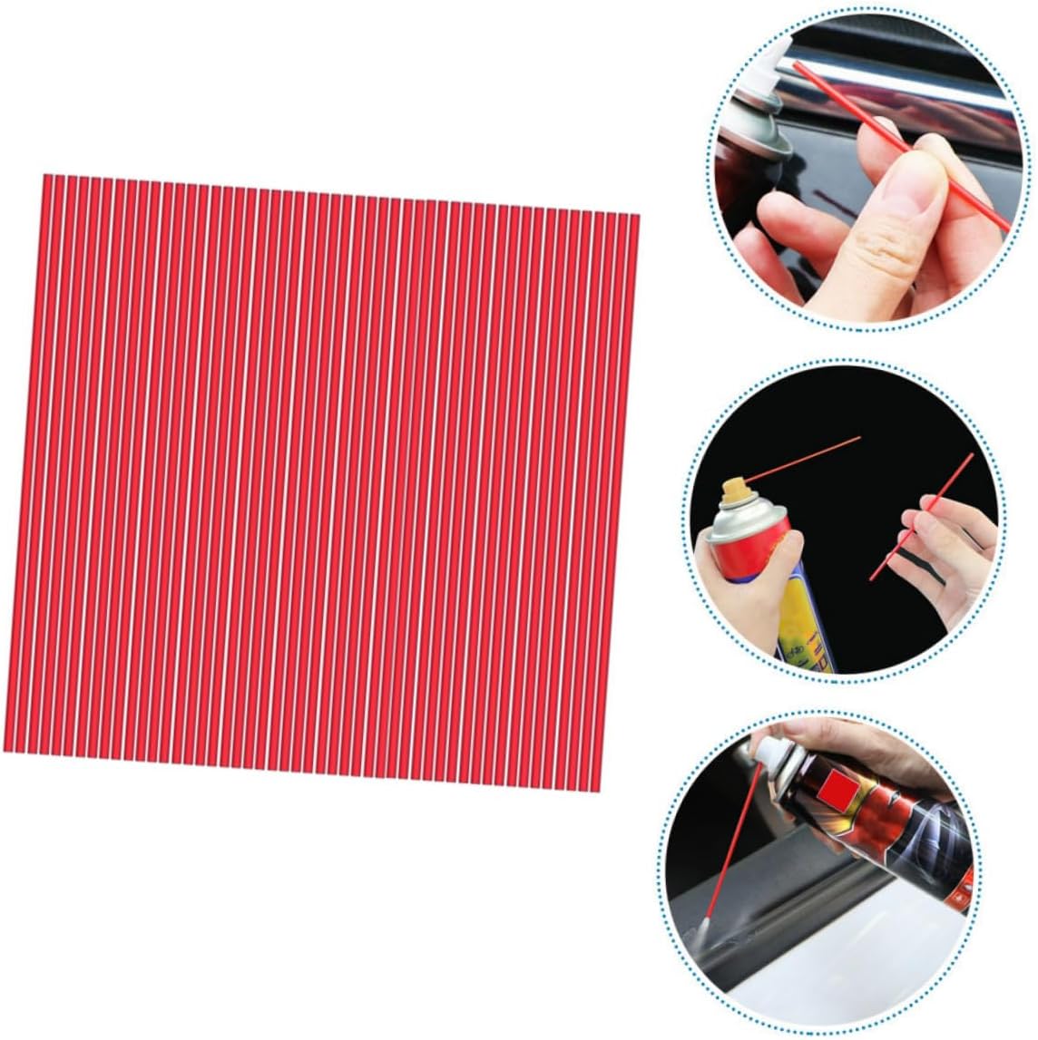 NULYLU 200pcs Rust Remover Spray Tubes with Extension Nozzle