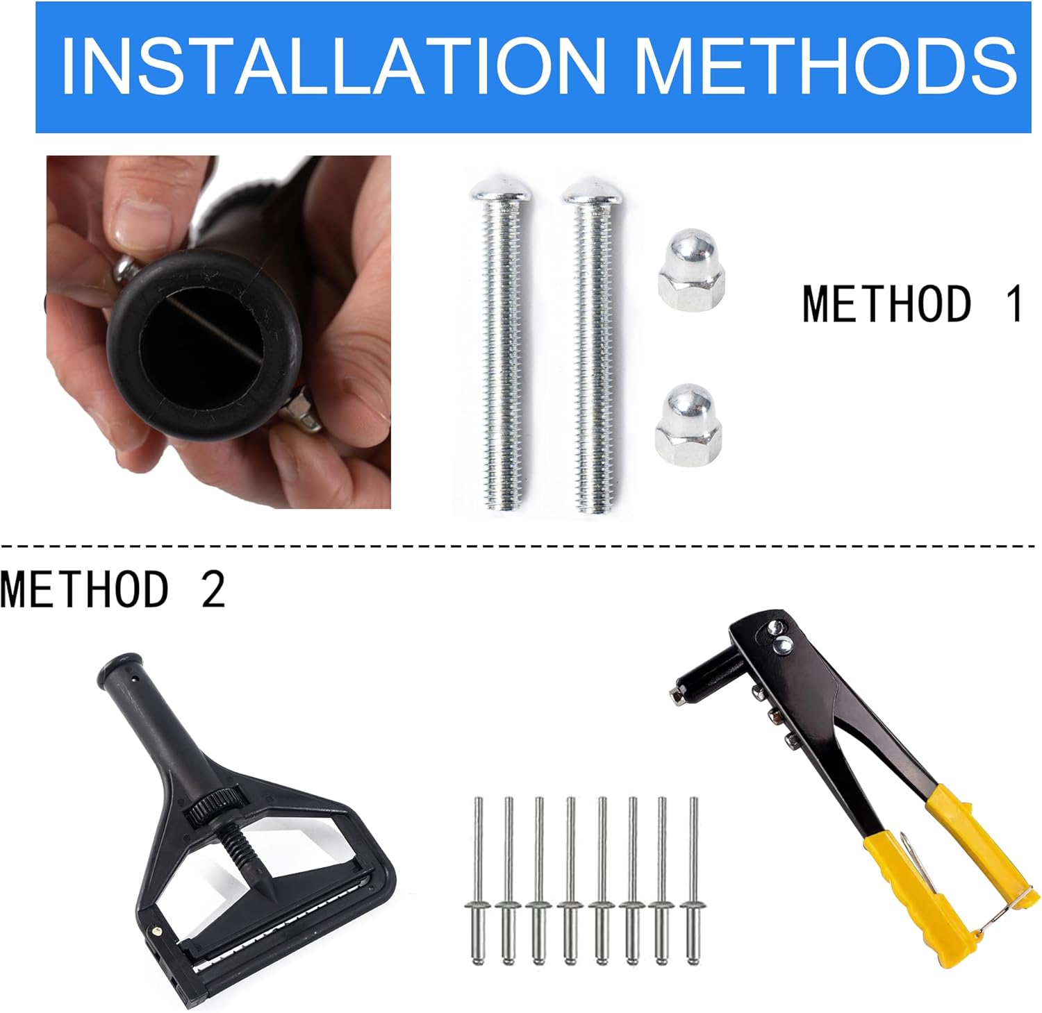 Matthew 2Pcs Mop Head Clamps for Quick Replacement