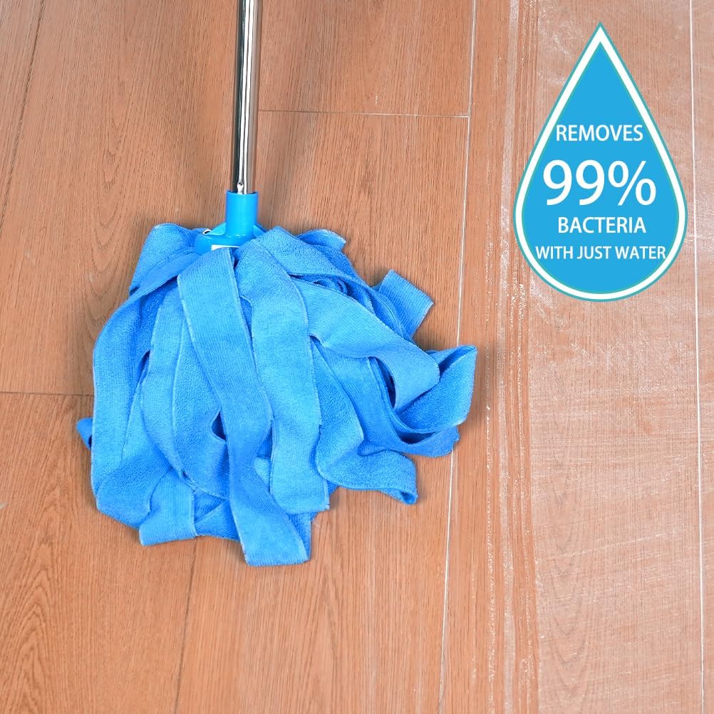 EaseYourDay Screw-On Microfiber Mop Head Refill 3PCS
