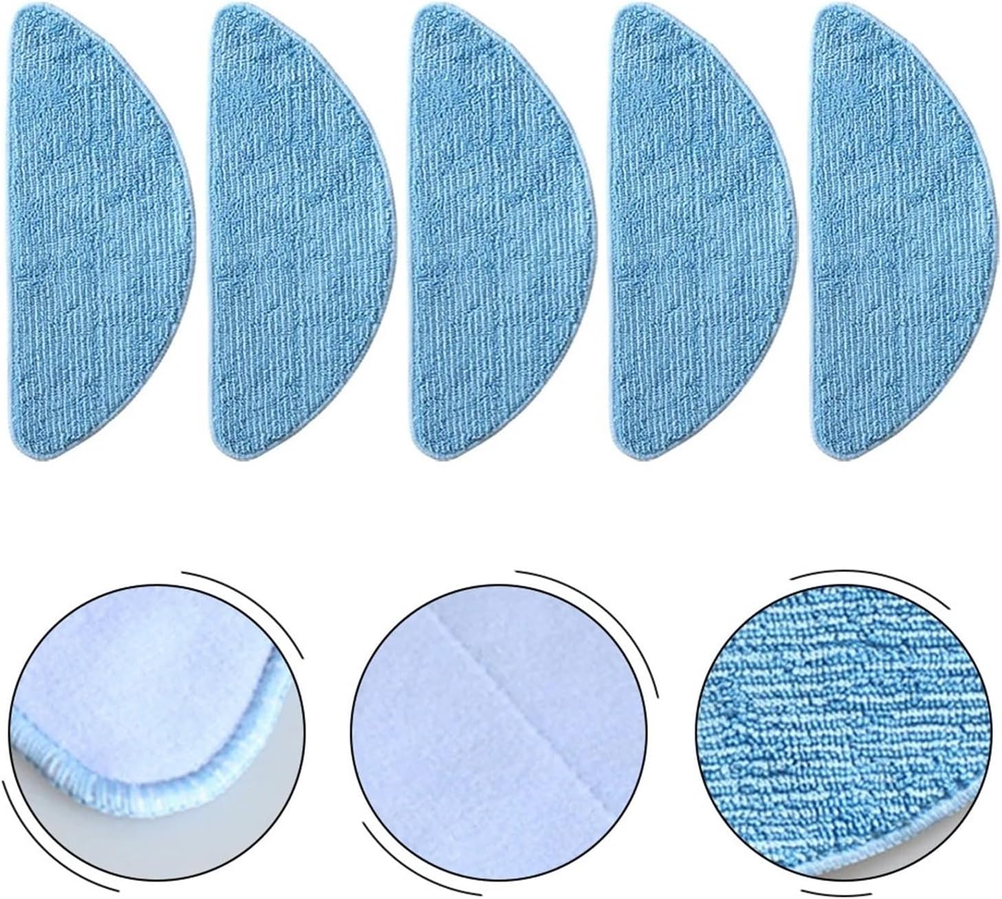 5 Pack Mop Cloths for RC2S ARC0002S ARC0003S Robot Vacuum