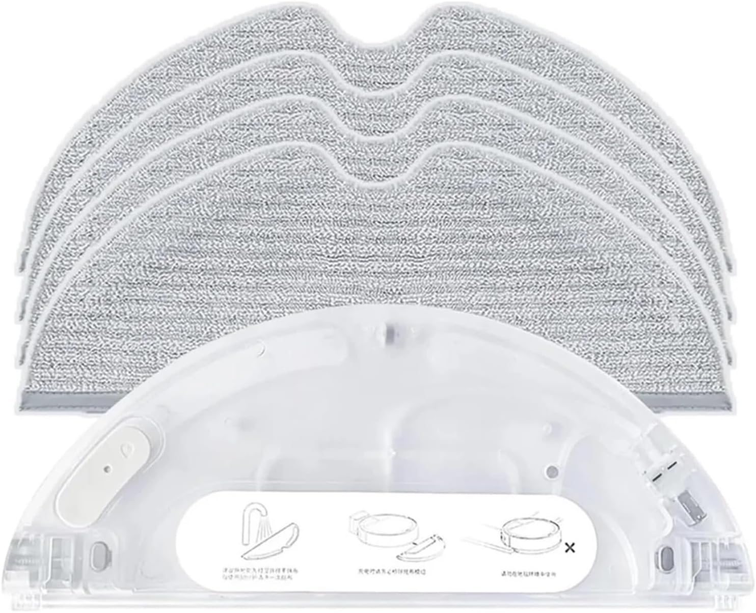 Replacement Mop Pad for Dreame D9 Series and L10 Pro Vacuum Cleaners