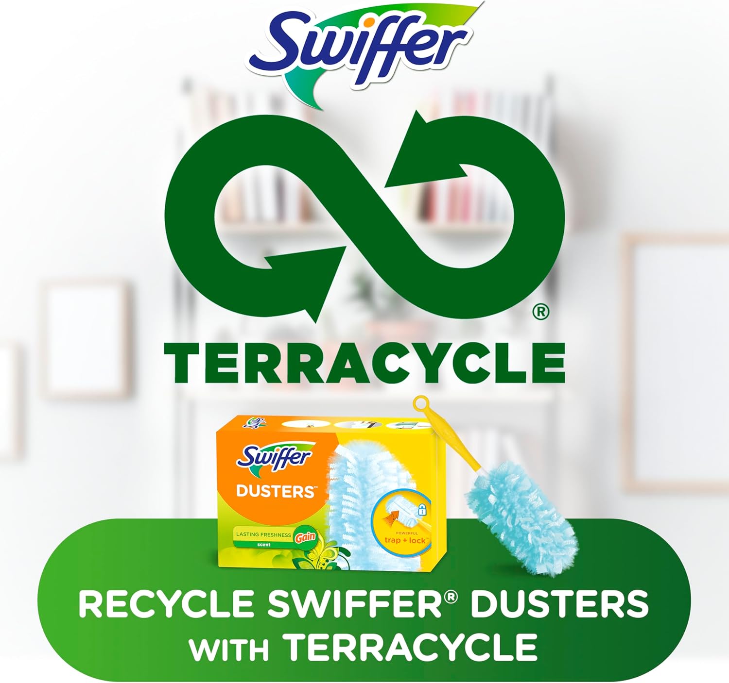 Swiffer Dusters Multi-Surface Refills Gain Scent 18 Count Pack of 4