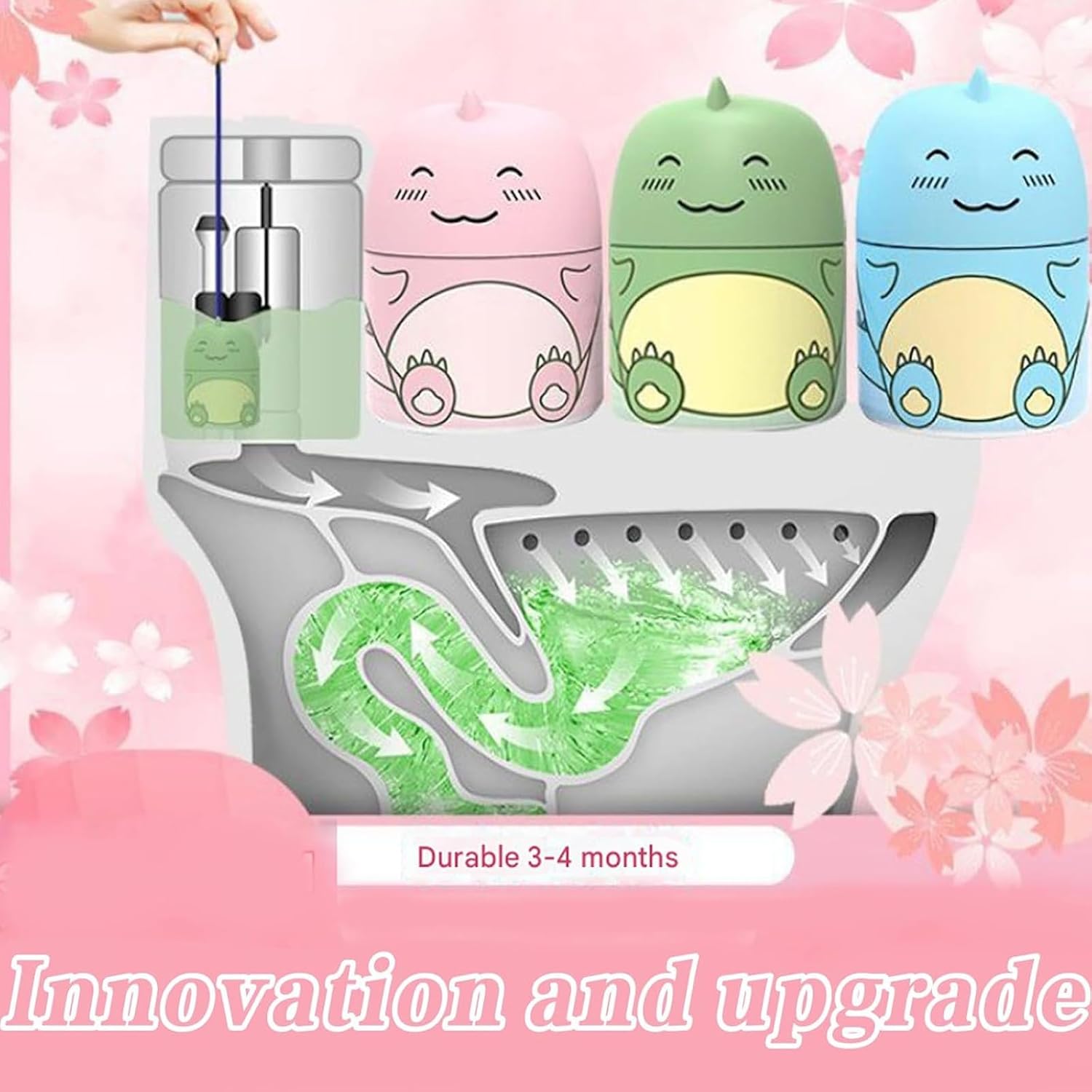 Magic Toilet Cleaning Bottle - 1 Pack Green