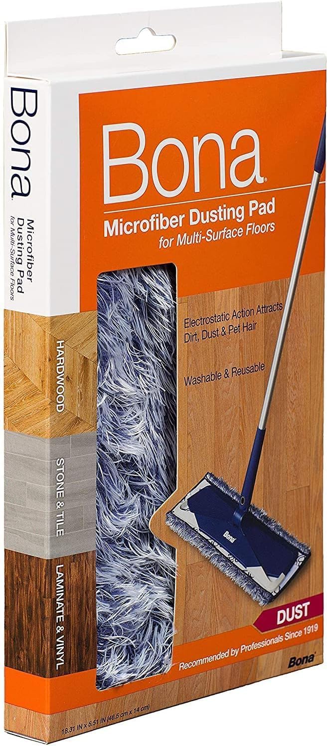 Bona Microfiber Dusting Pads 3 Pack Fits Bona Mop