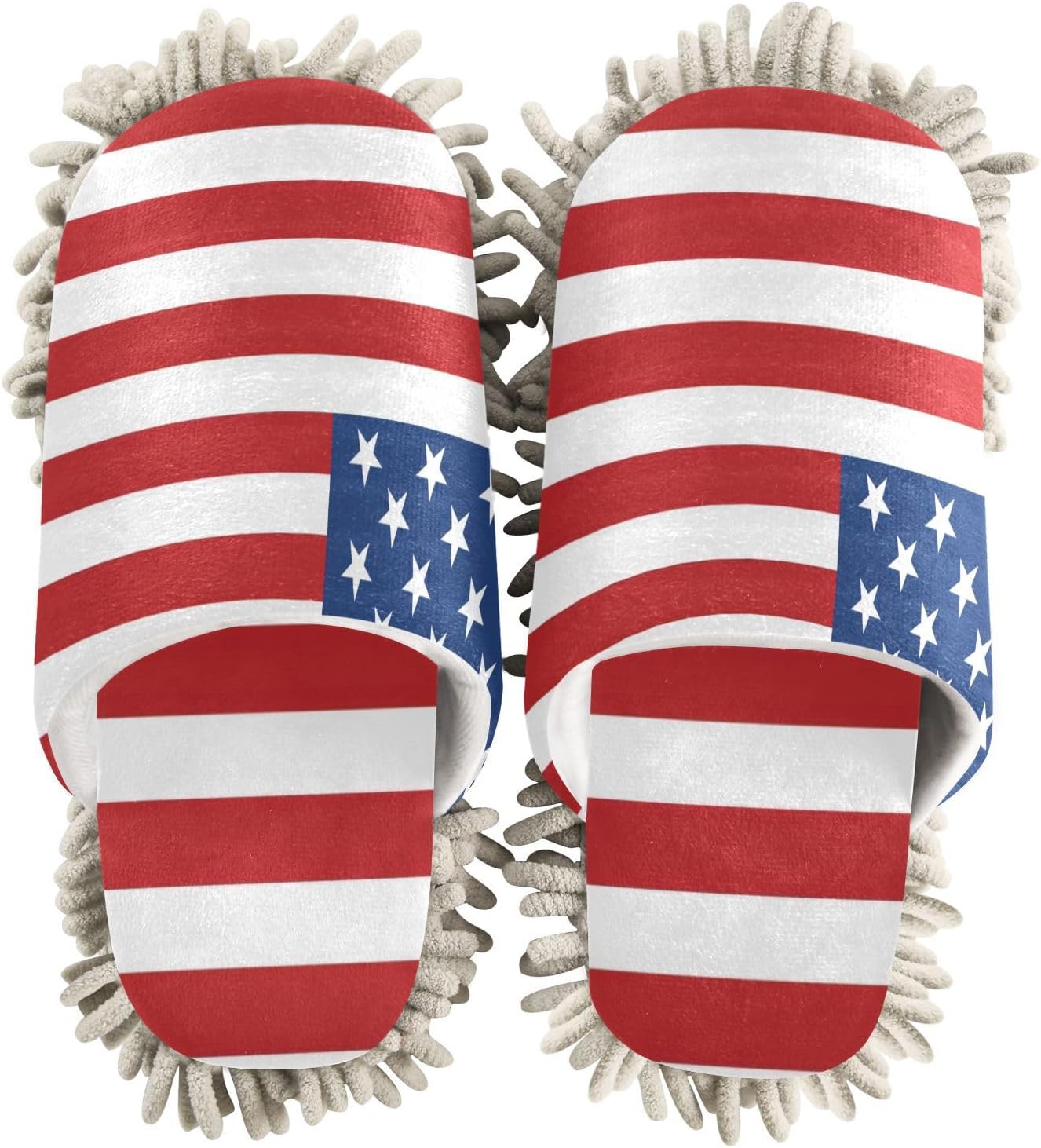 Zhirexin Cleaning Slippers with Microfiber Mop Pads