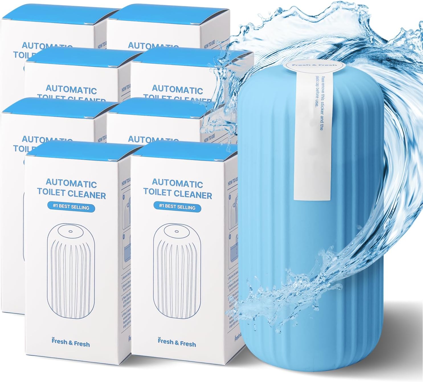 Fresh Fresh Automatic Toilet Bowl Cleaner 8 Bottles