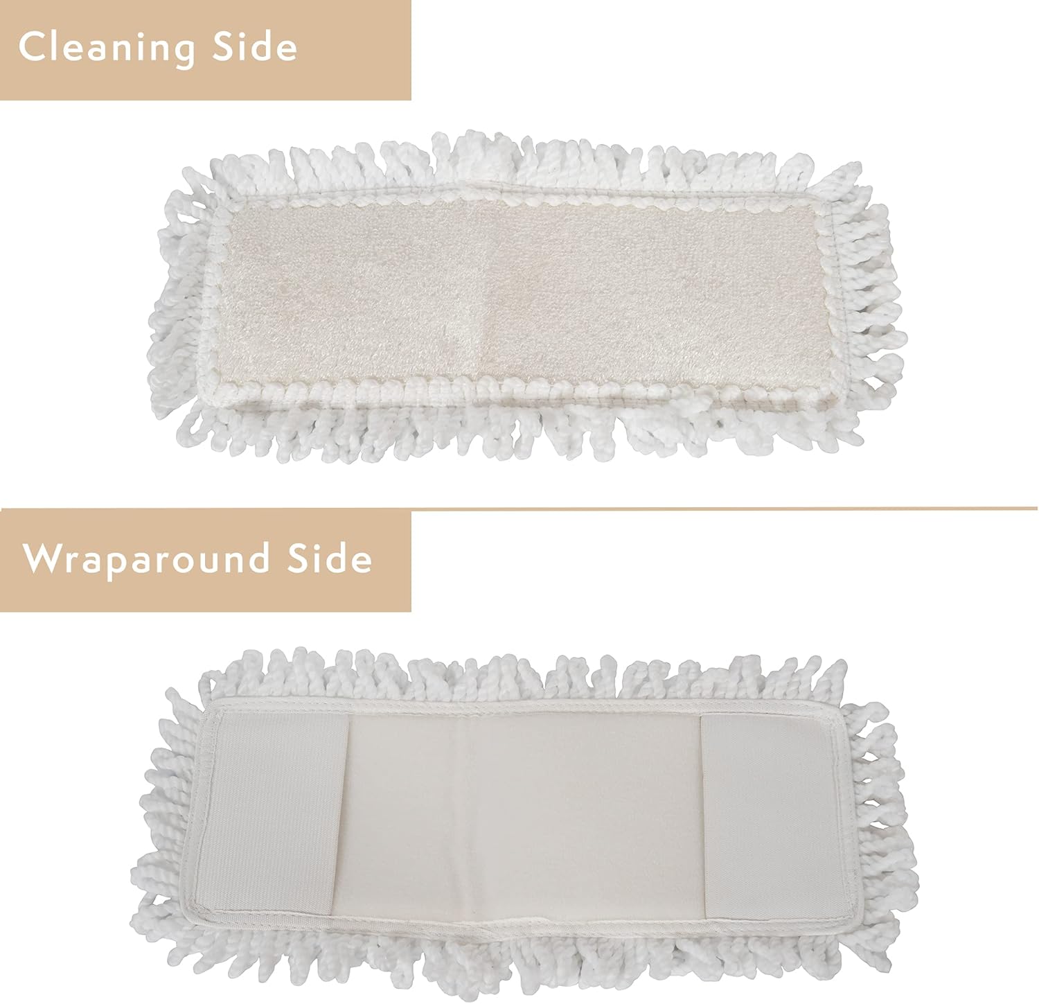 Harper Bamboo Dust Mop Pad Refill 2-in-1 WetDry