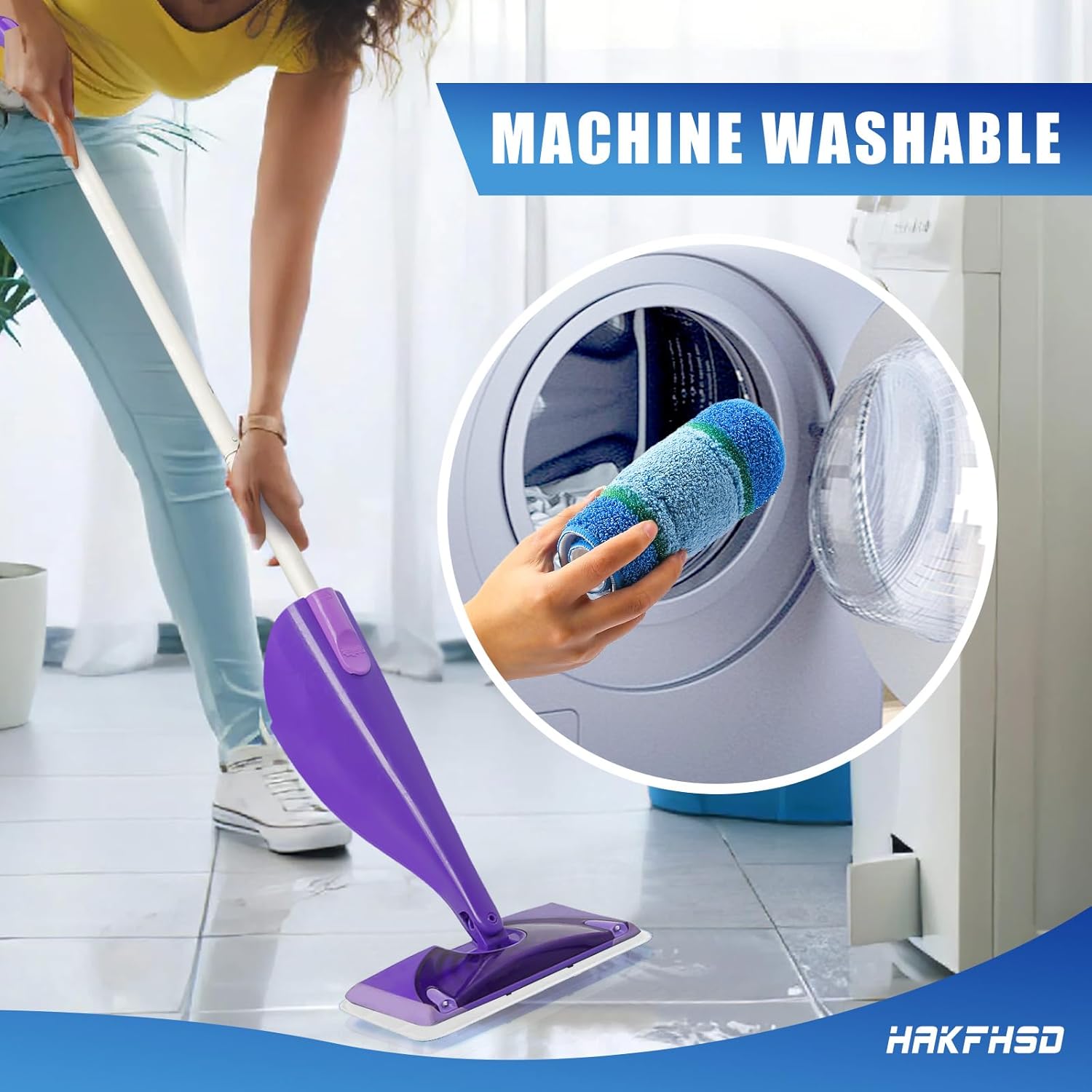 4 Pack Reusable Swiffer WetJet Mop Pads