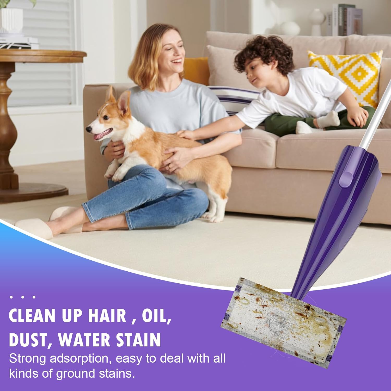 KTNAid 10 Pack Swiffer WetJet Mop Pads - Multi-Surface Compatible