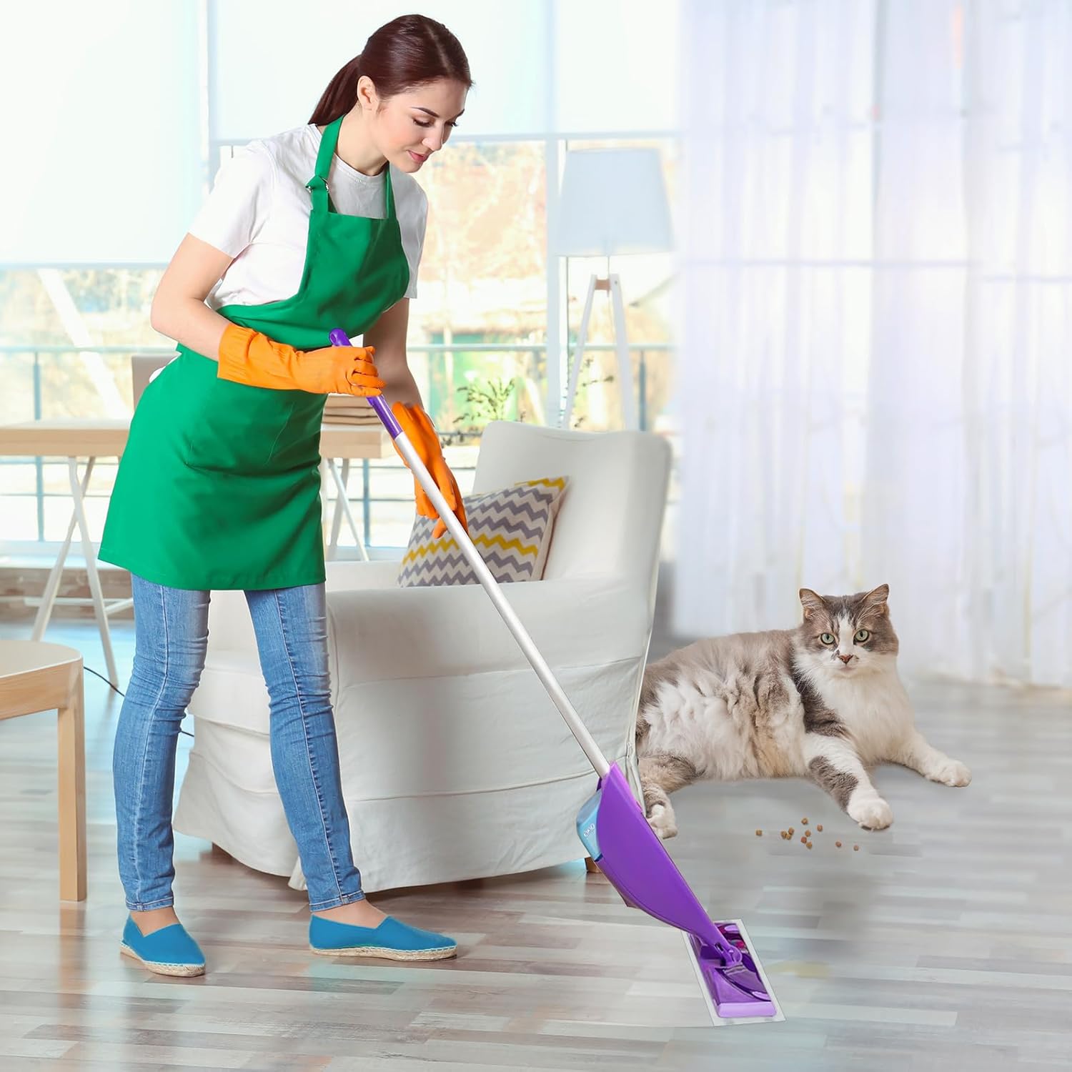 DOCXCDO 16 Pack Swiffer Wet Jet Mop Pad Refills