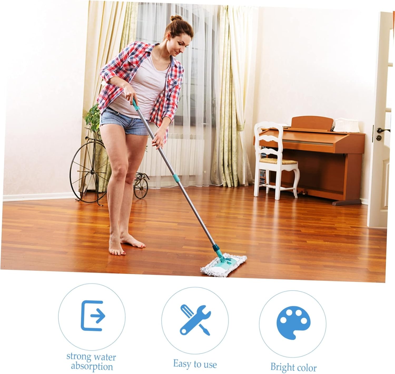 Ipetboom Refill Mop Pads for Hardwood Tile Marble Floors 1