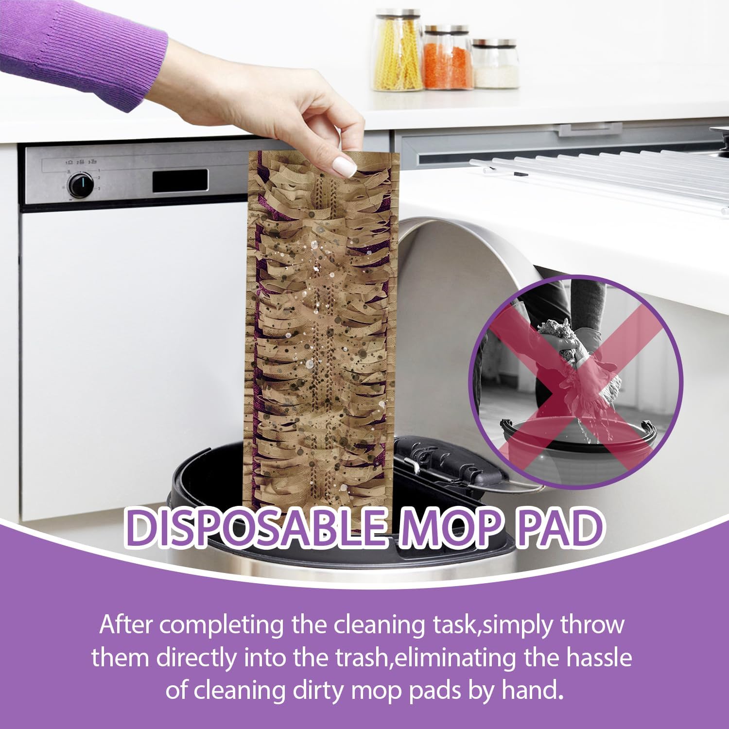 10PCS Swiffer Power Mop Refill Pads - Multi-Surface Cleaning