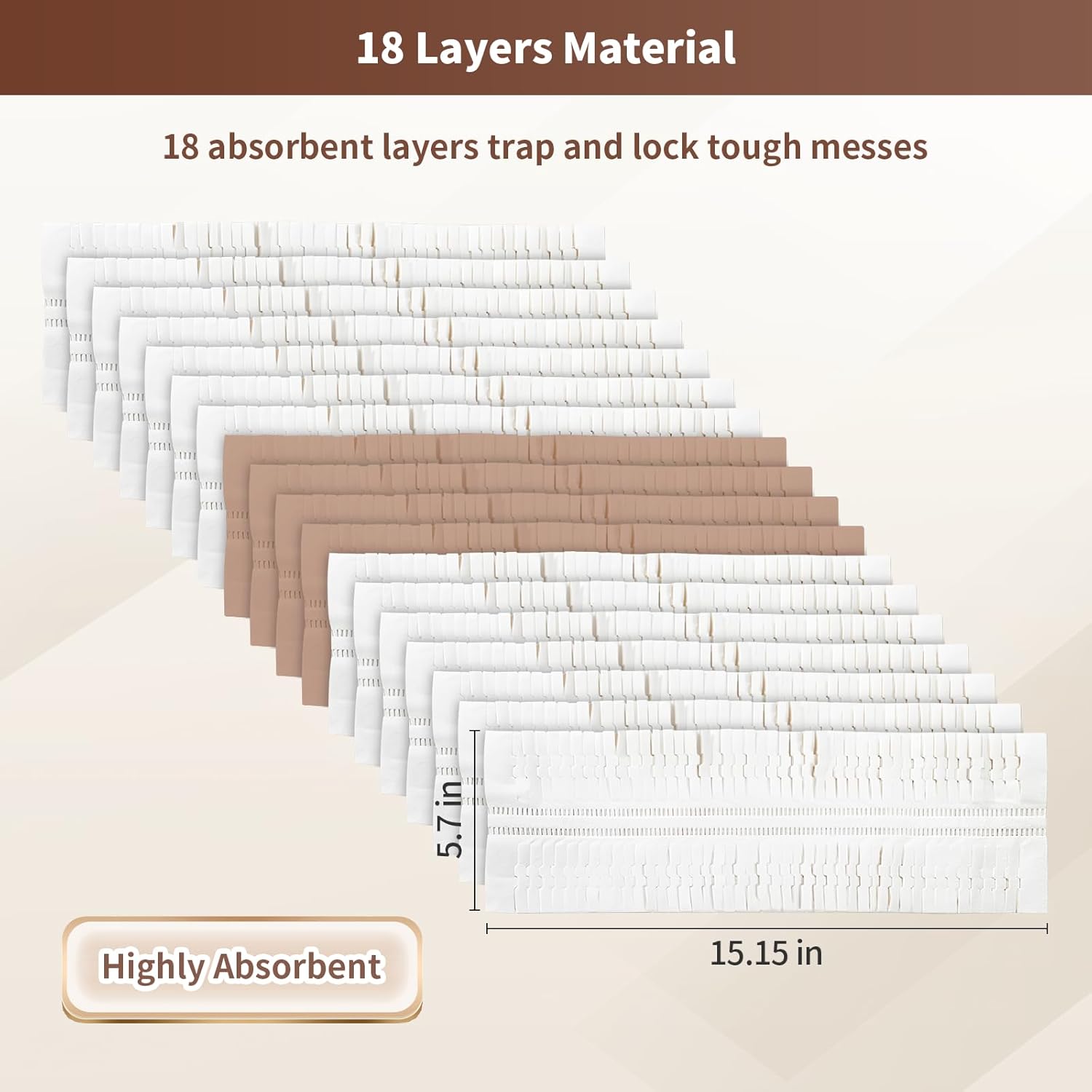 18 Pack Hyphen-X Power Mop Wood Refills