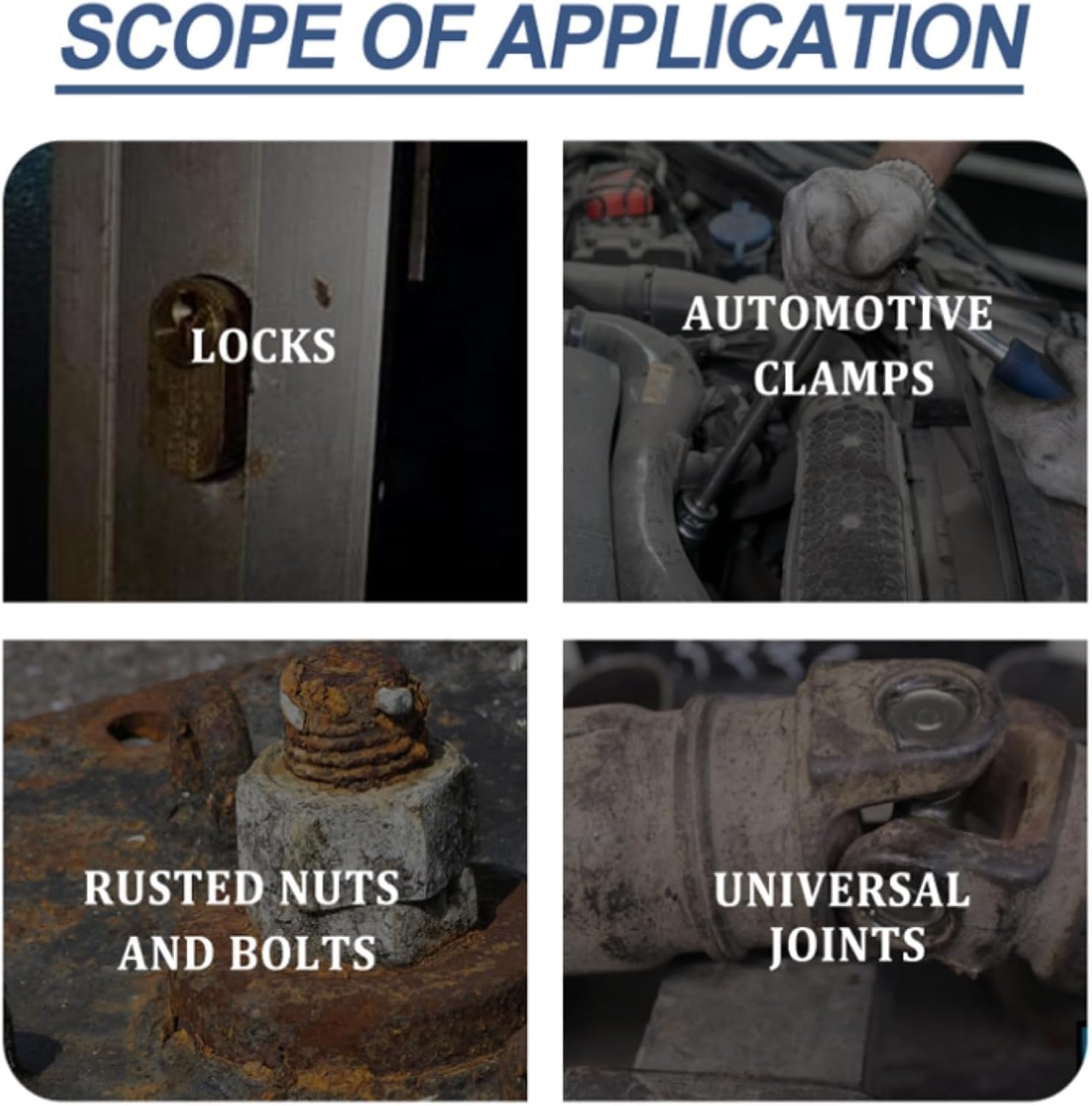 Zimfim Rust Remover Spray - Powerful Rust Oxidation Solver for Metal
