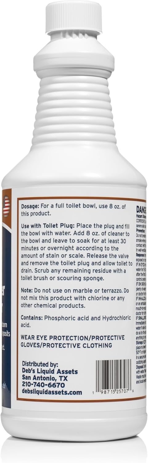 Toiee Toilet Descaler Extra Power 1 Quart 1