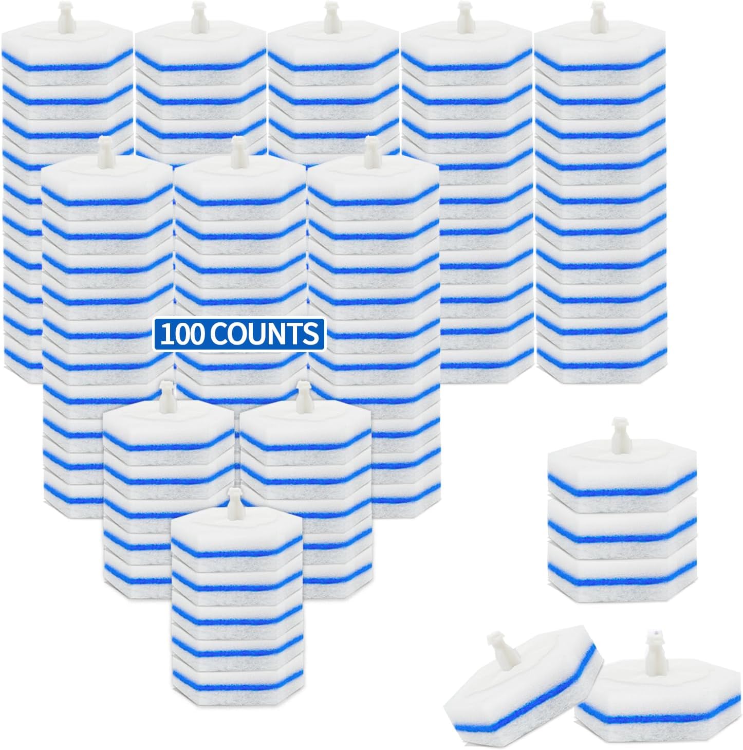 Aimery 100 Count Blue Toilet Bowl Cleaning Refills