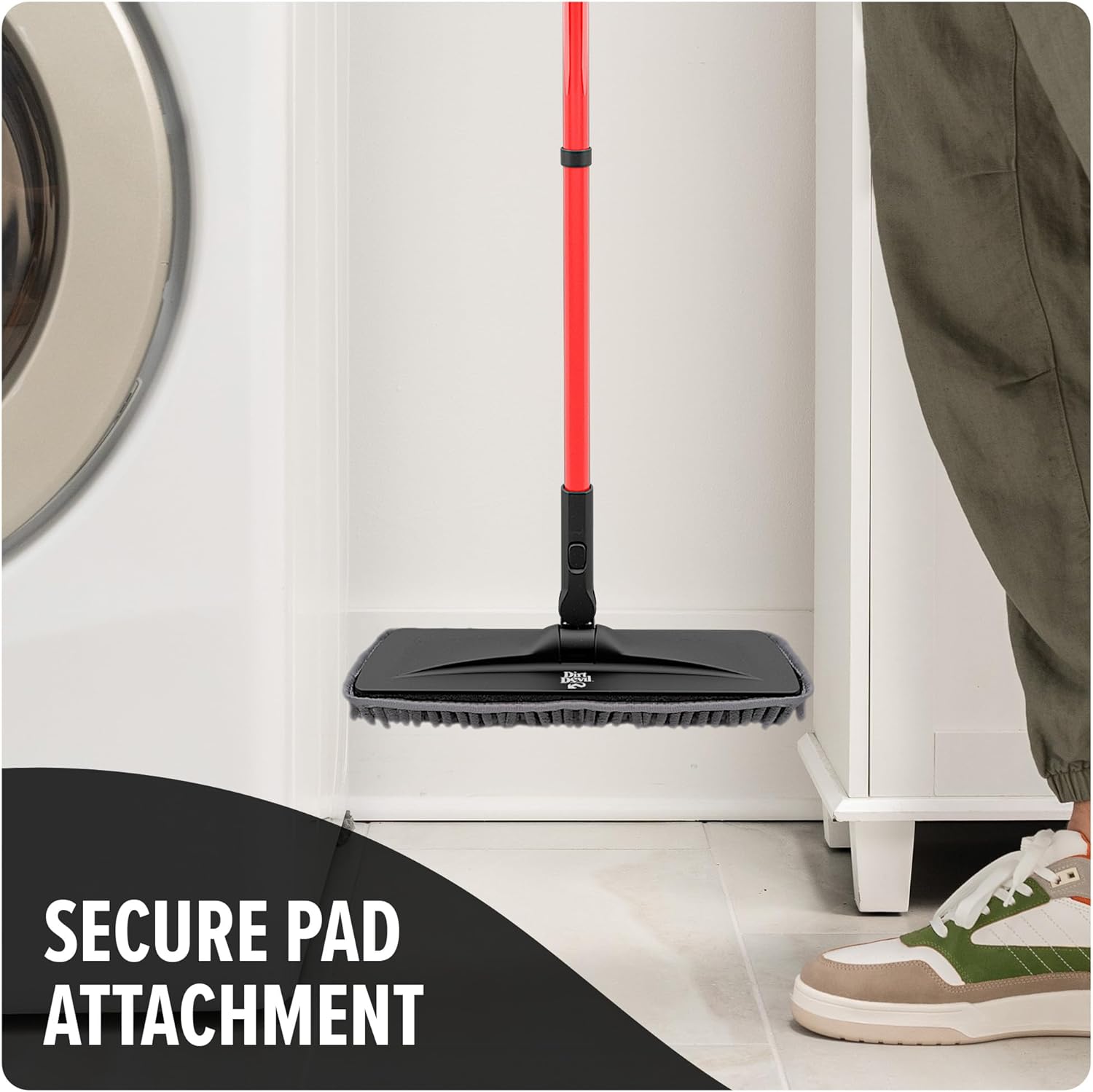 Dirt Devil Replacement Mop Pads Pack of 2 Grey