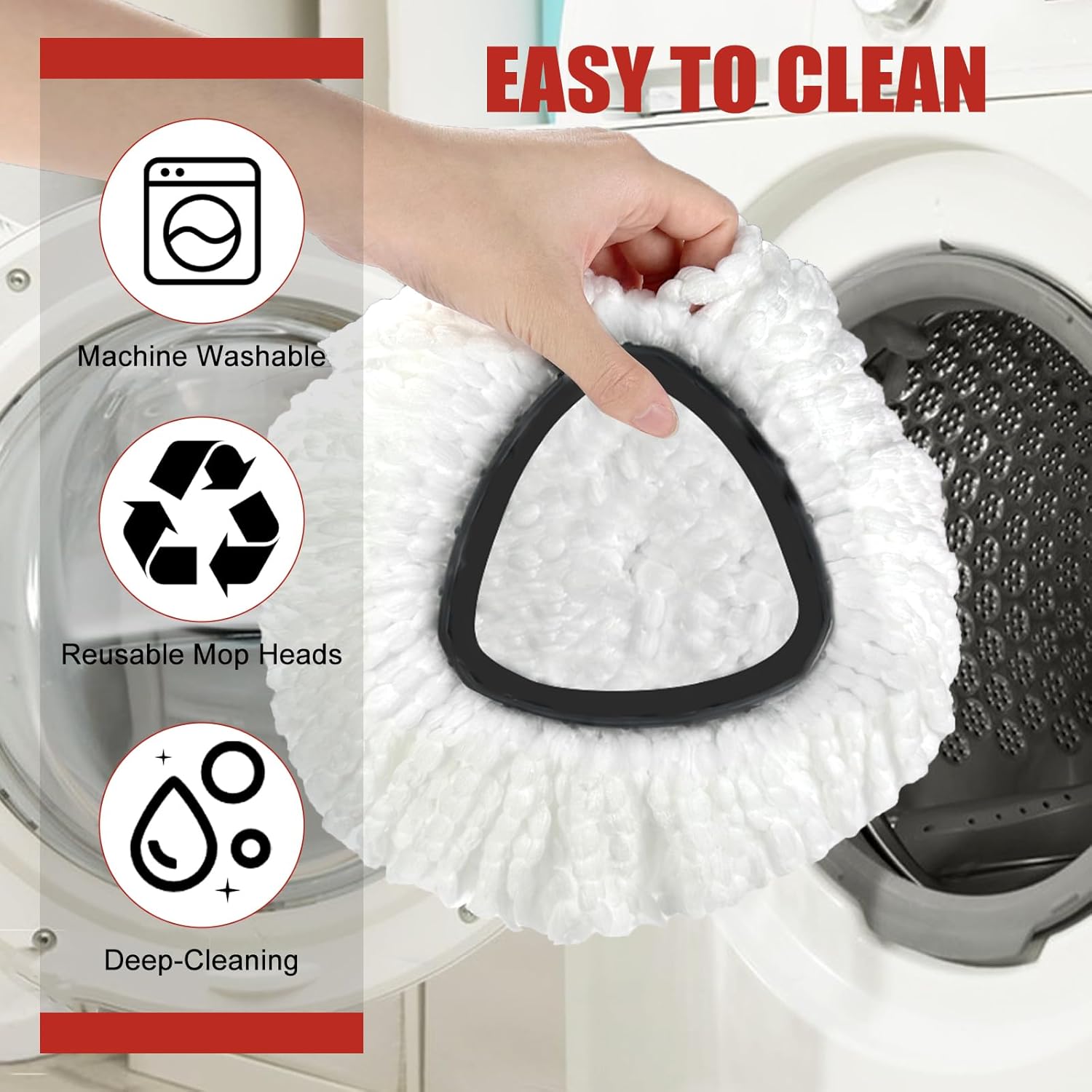 Koolstuffs Spin Mop Head Replacement 3 Pack CR01
