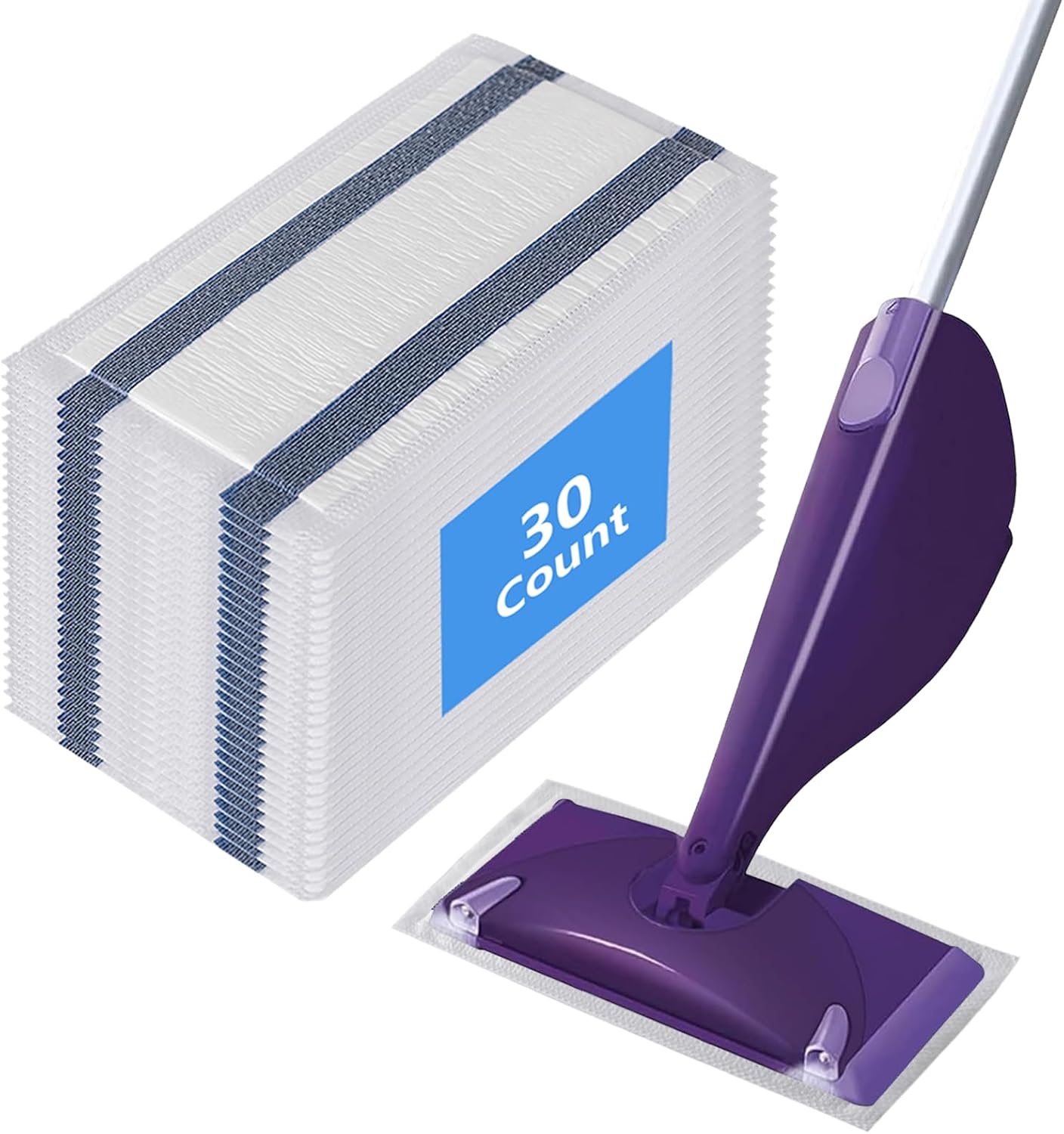 Zmerob 30 Count Swiffer WetJet Mop Pad Refills