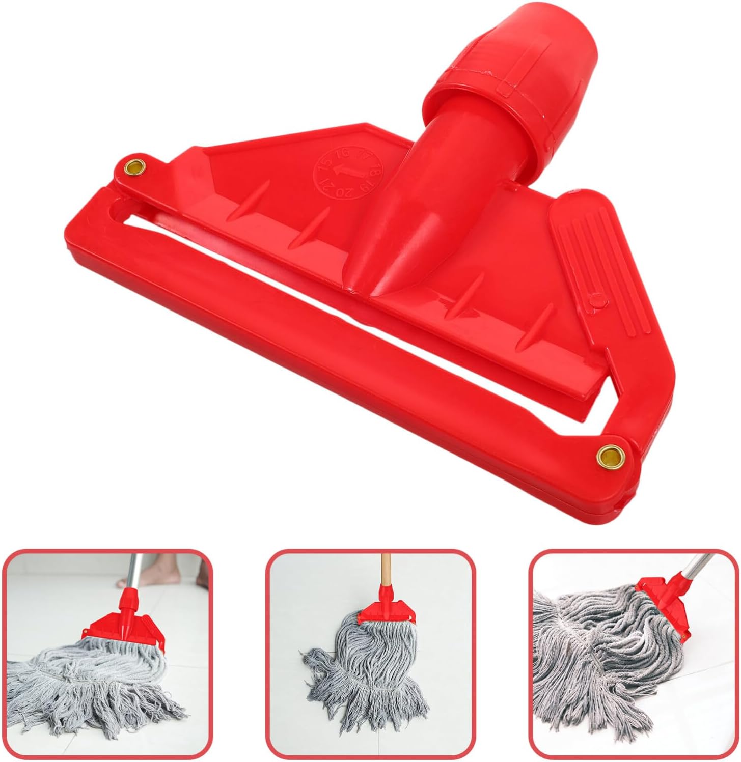 Ipetboom Mop Head Clamp Holder Red