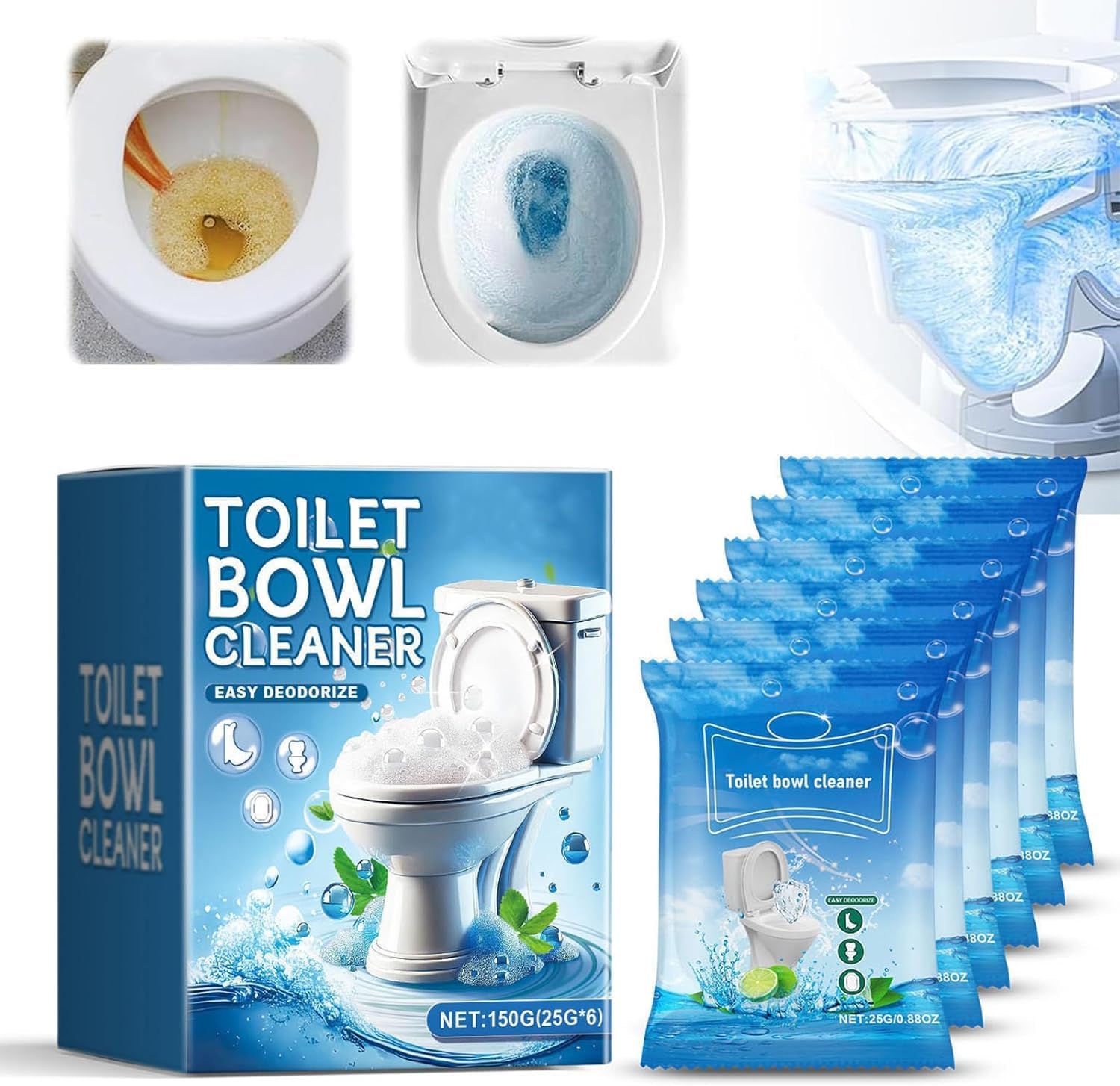 Generic Splash Toilet Cleaner Miracle Powder 2025