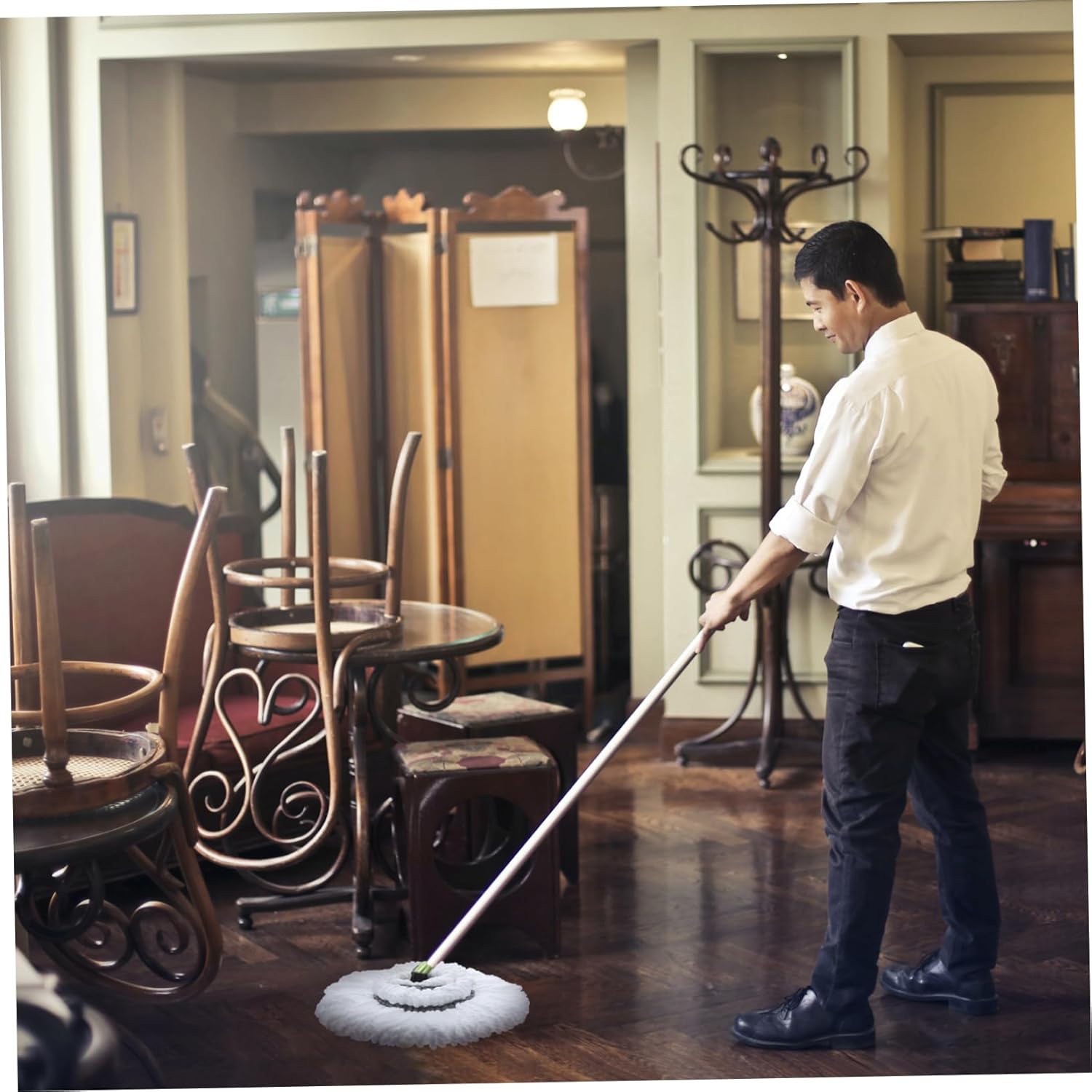 Minkissy Replacement Mop Head for Home and Commercial Cleaning