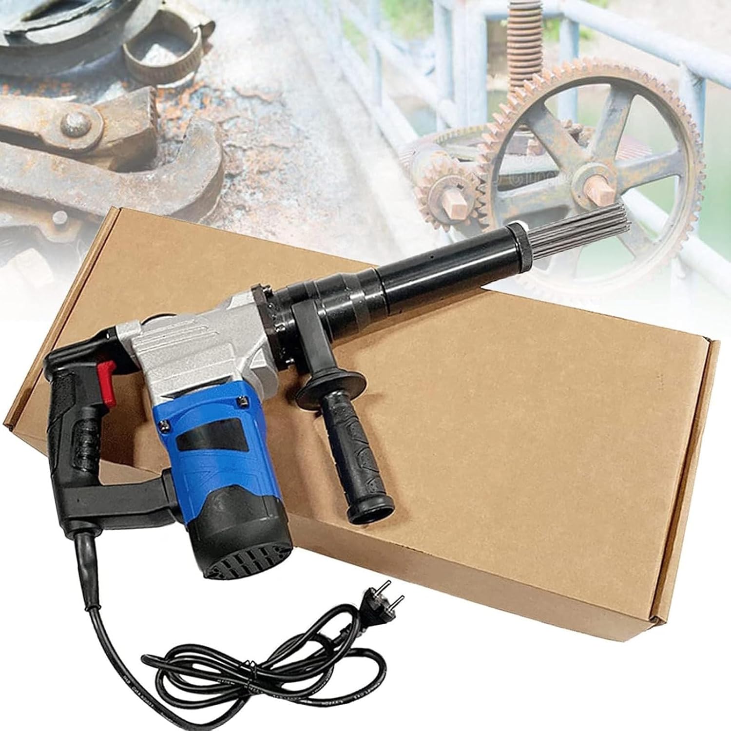 HEAXIY Electric Needle Scaler for Rust and Weld Slag Removal