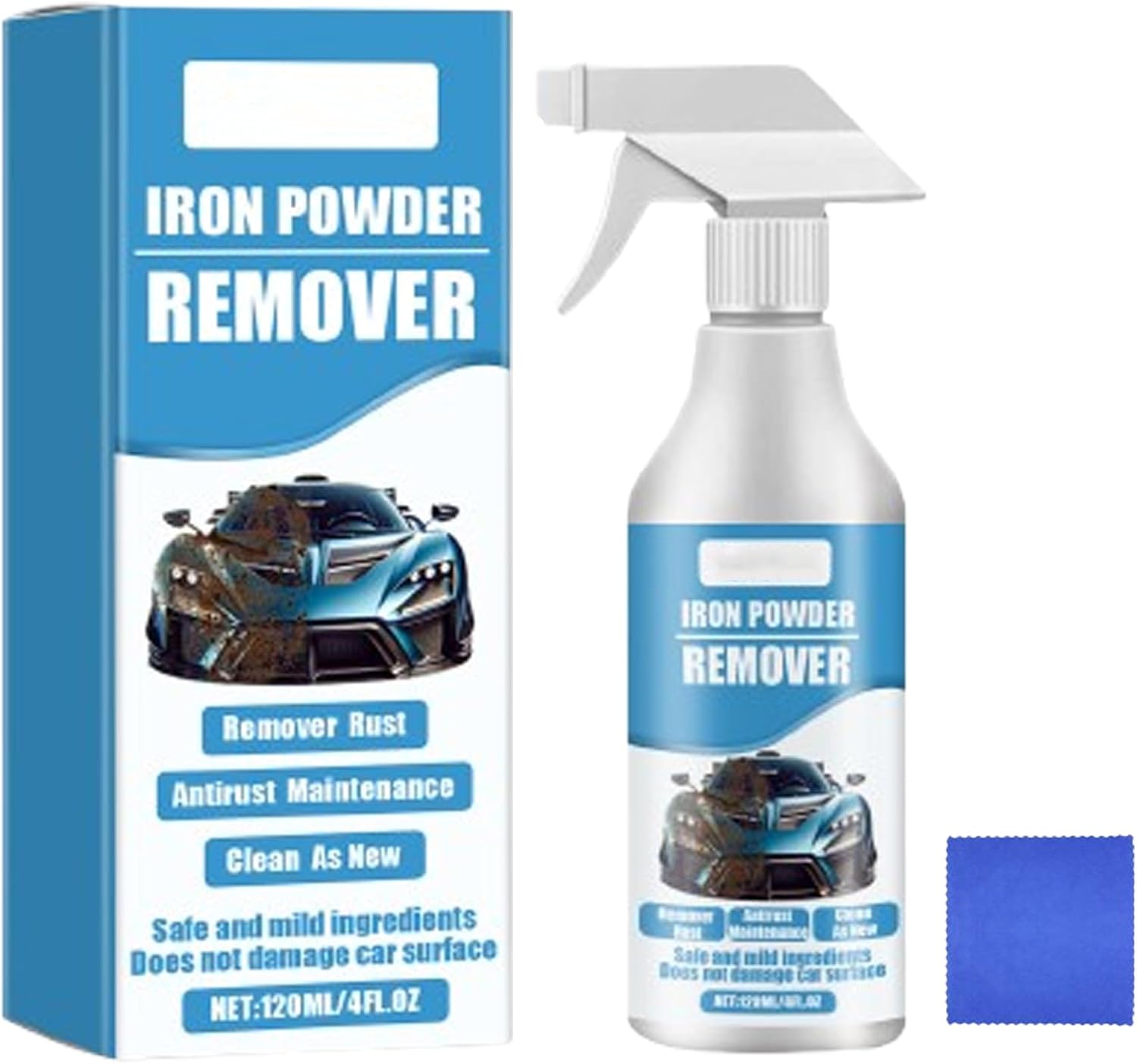 Car Rust Remover Spray for Metal Surfaces 1
