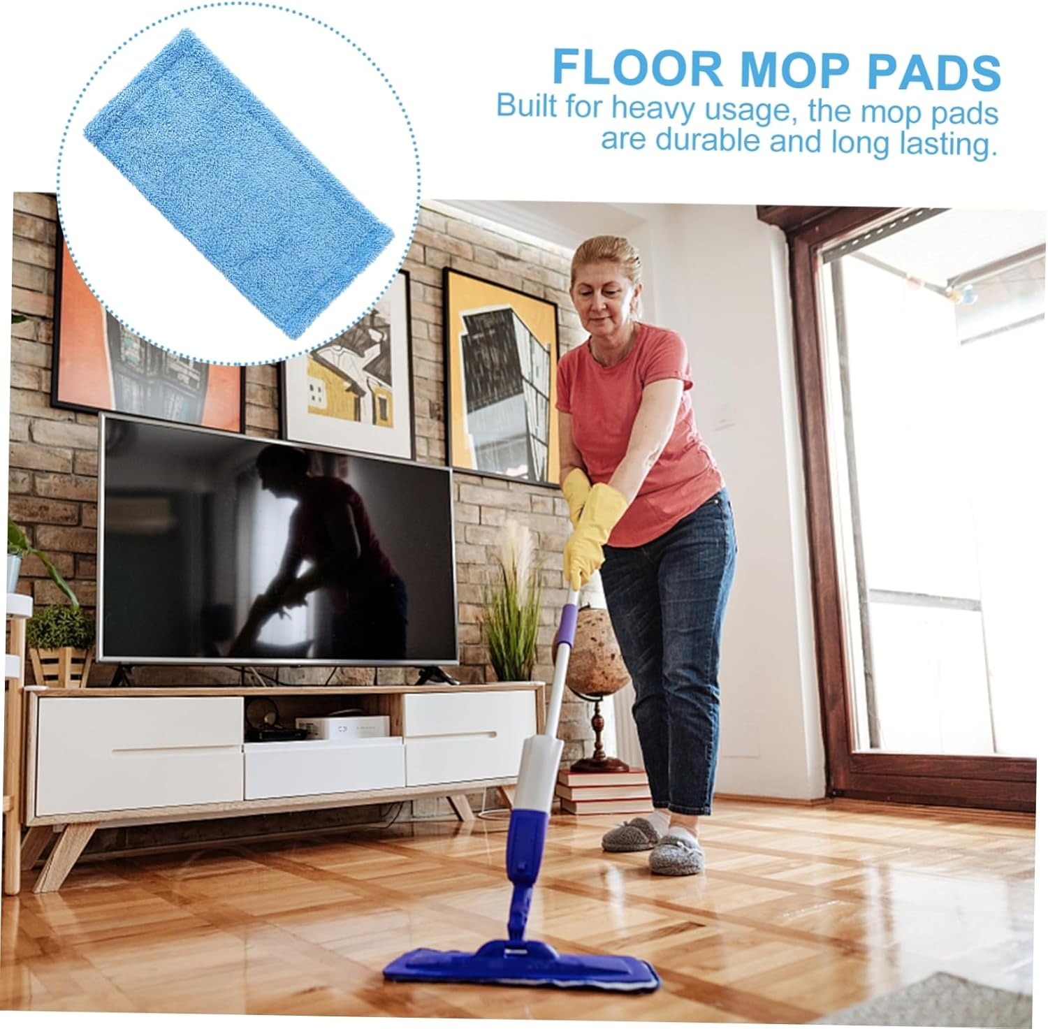 Microfiber Mop Head for Heavy Duty Cleaning
