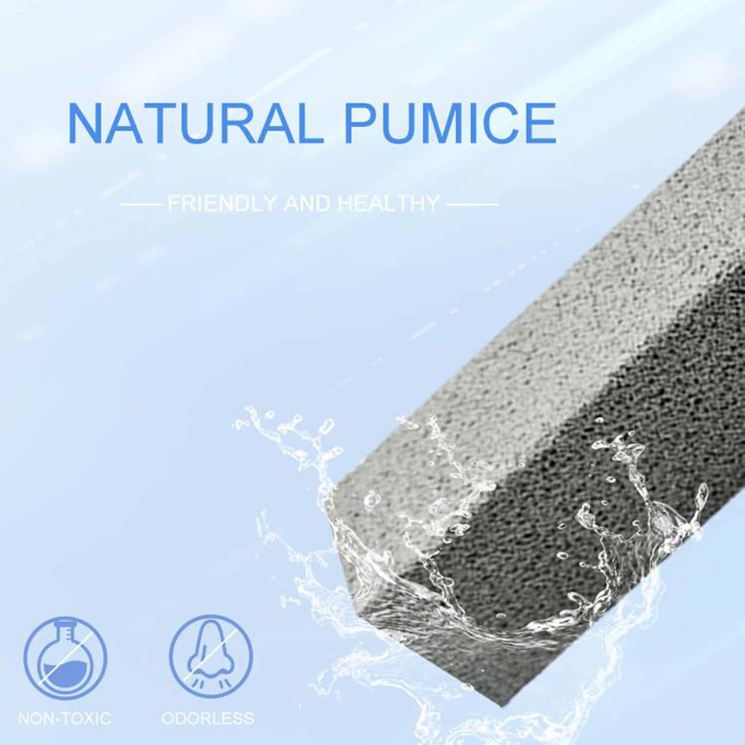 Eksjua 8 Pack Pumice Stone Toilet Cleaner with Handle 1