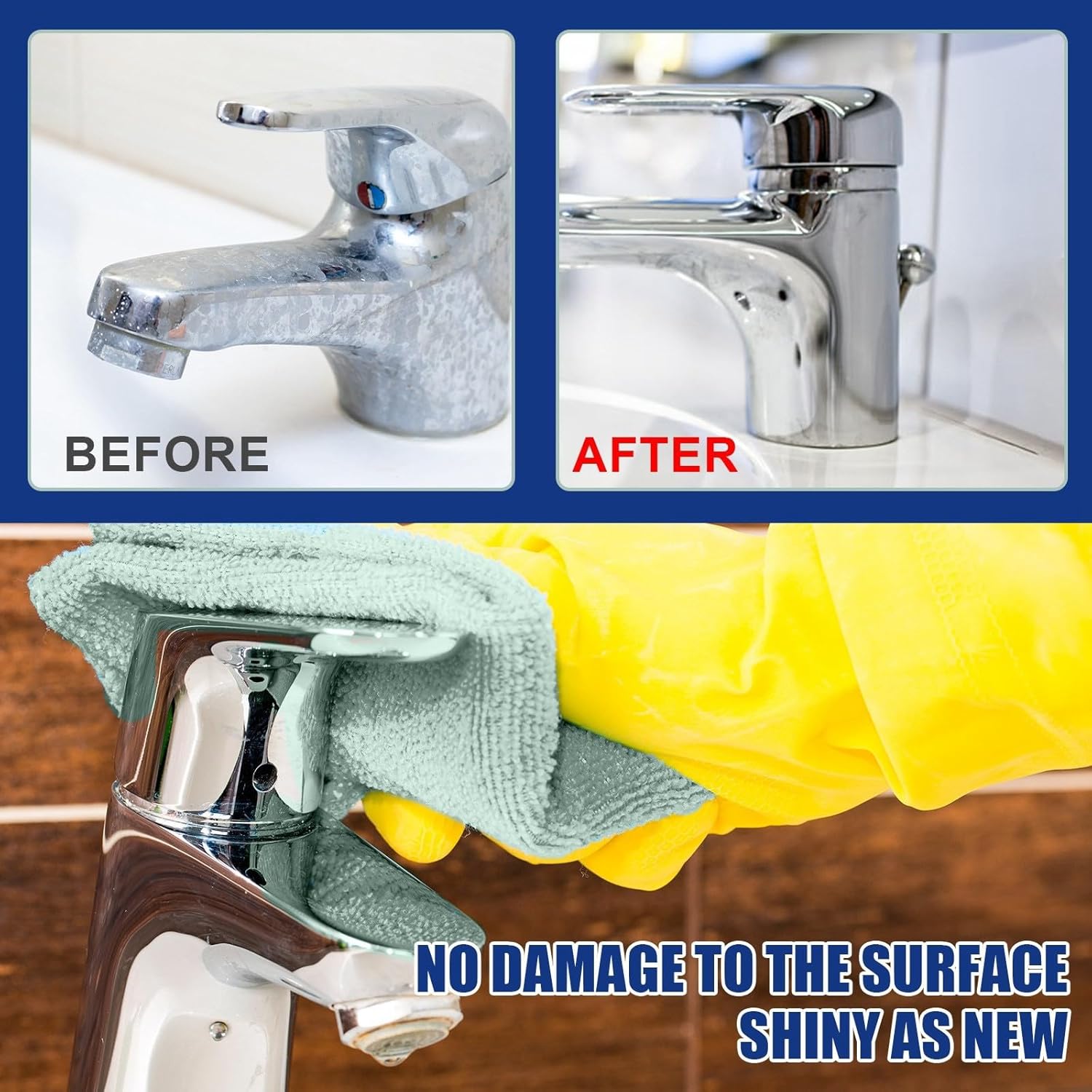 Stubborn Stains Bathroom Foam Cleaner for Toilets and More