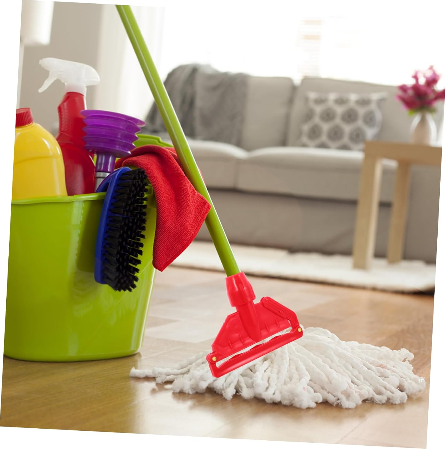 2PCS Detachable Mop Clip for Easy Replacement and Efficient Cleaning