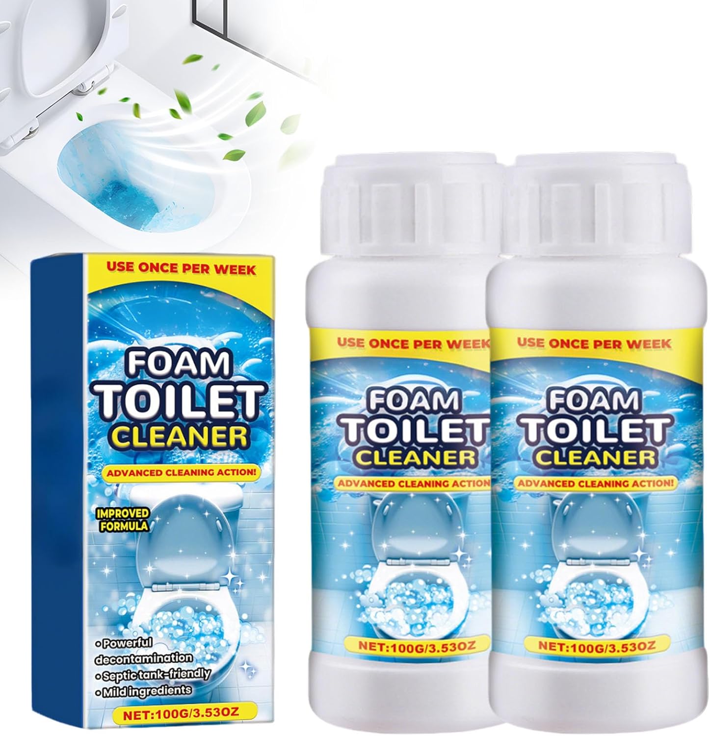 2025 Upgraded Foam Toilet Cleaner 2 PCS
