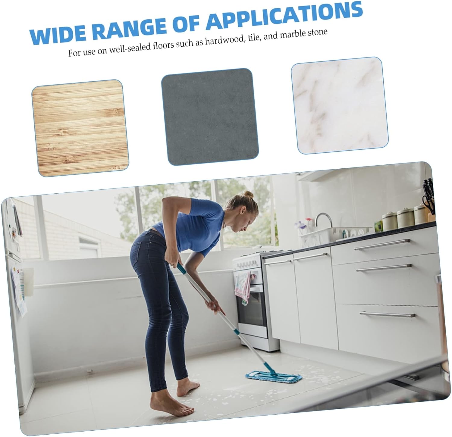 Ipetboom Refill Mop Pads for Hardwood Tile Marble Floors 1
