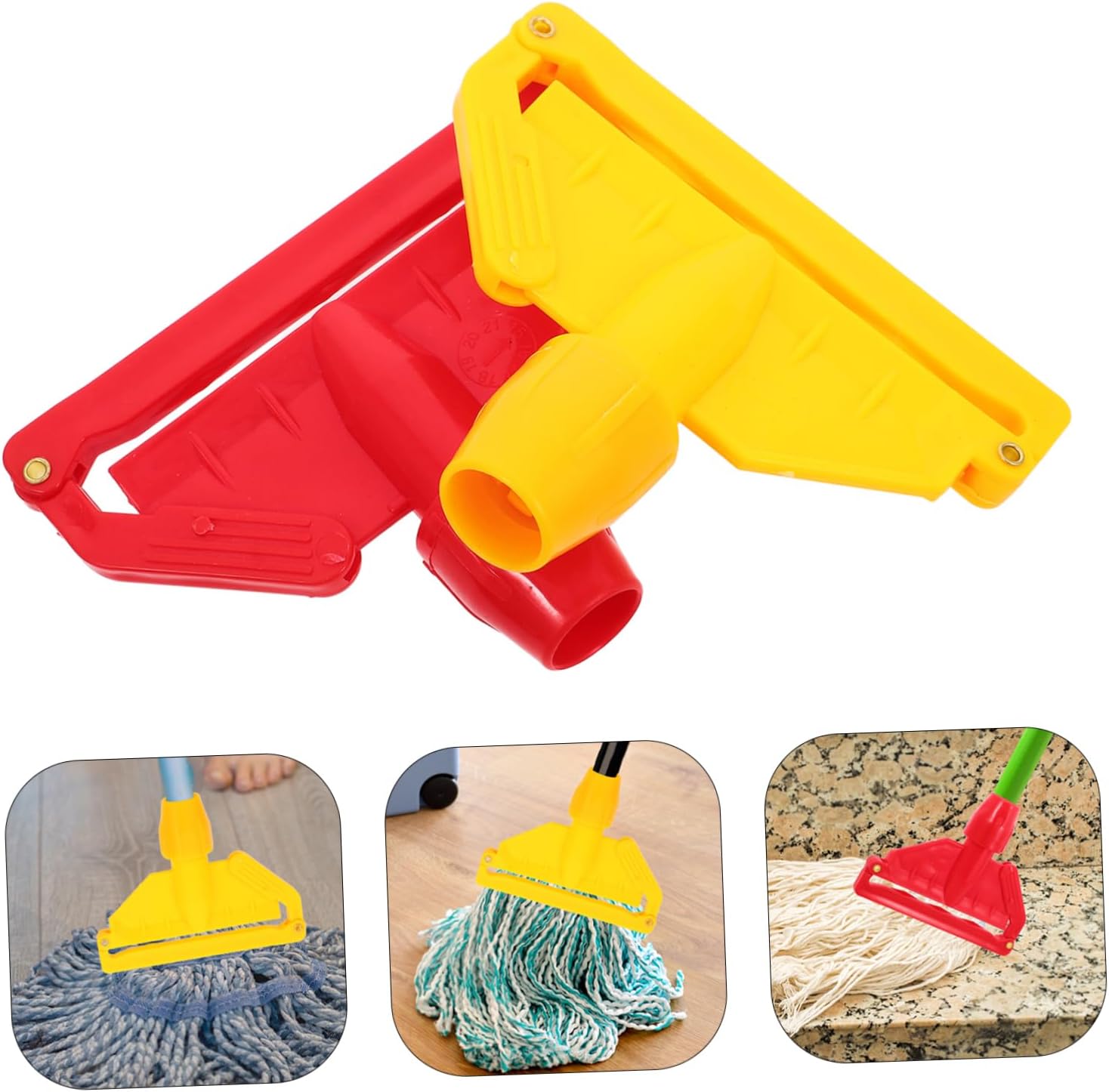 2pcs Detachable Mop Clip for Universal Mop Handle Replacement 1
